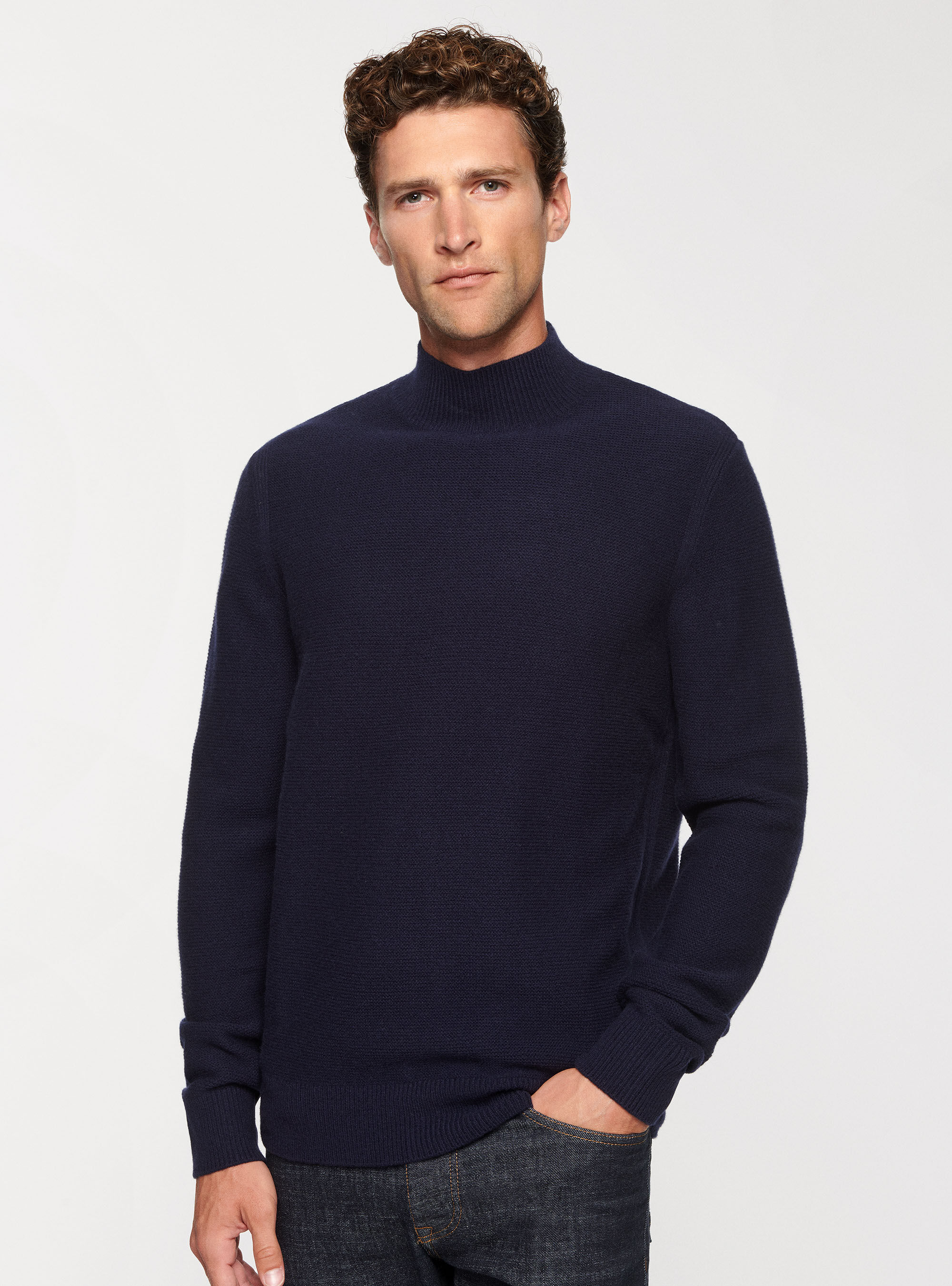 Cashmere mock turtleneck mens online