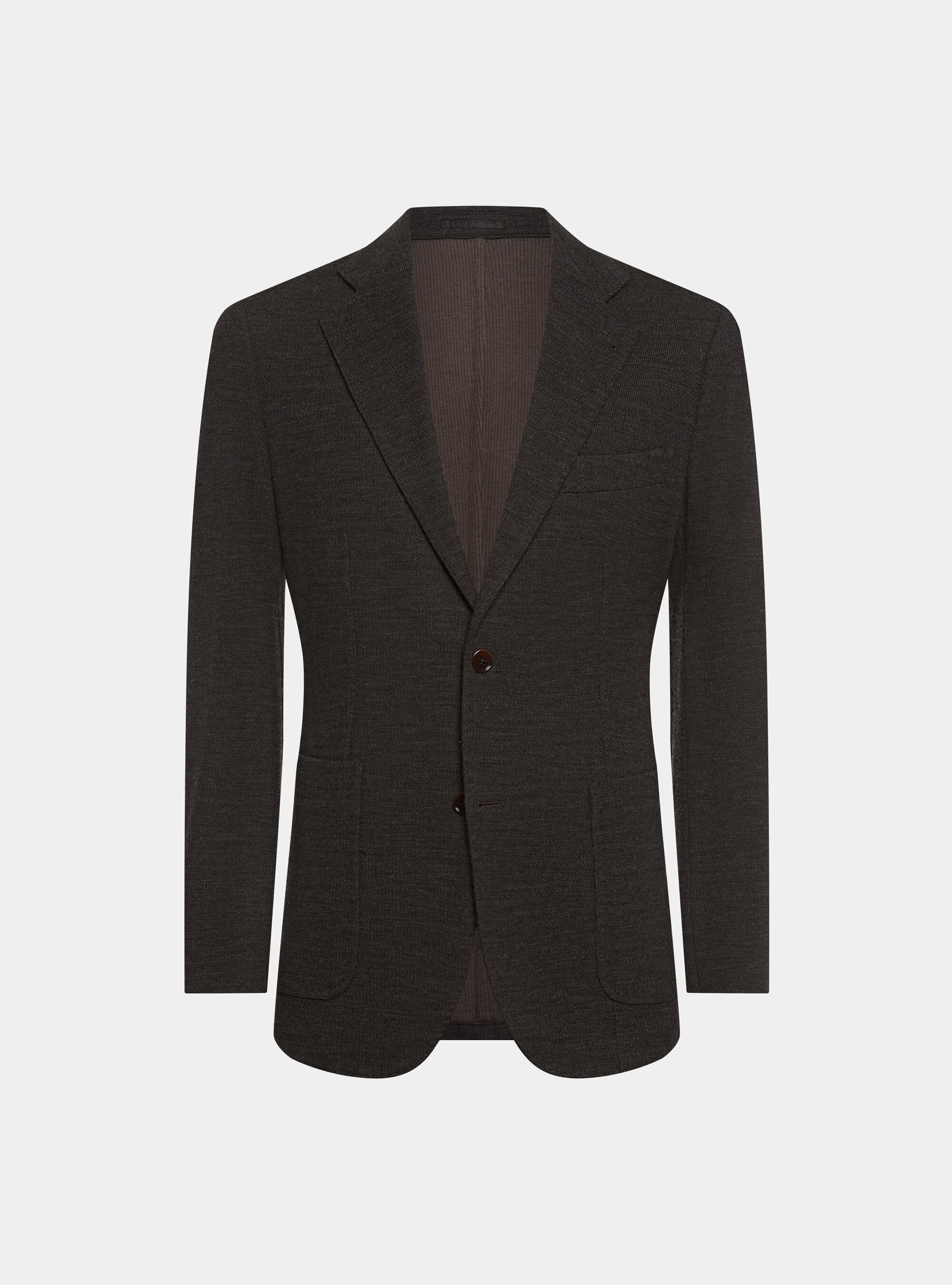 Unlined blazer in wool and cotton jersey Gutteridge Men s Blazers