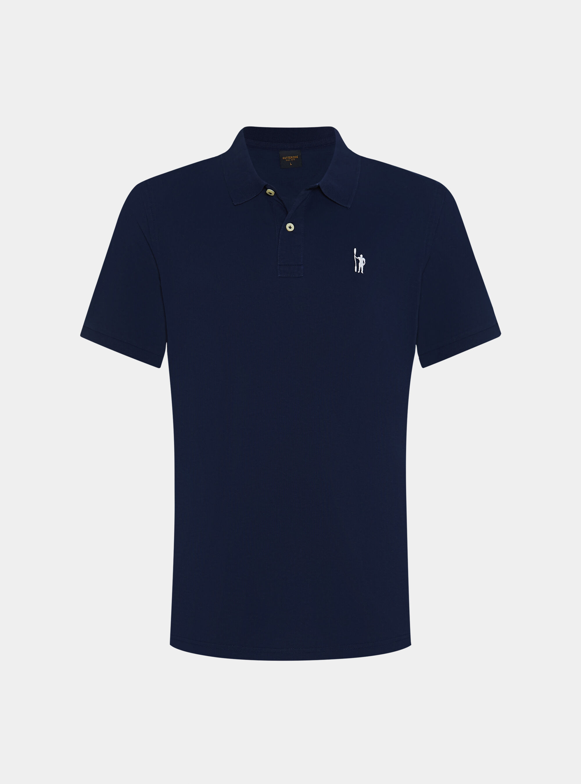 Polo classique en piqu&eacute;, BLEU