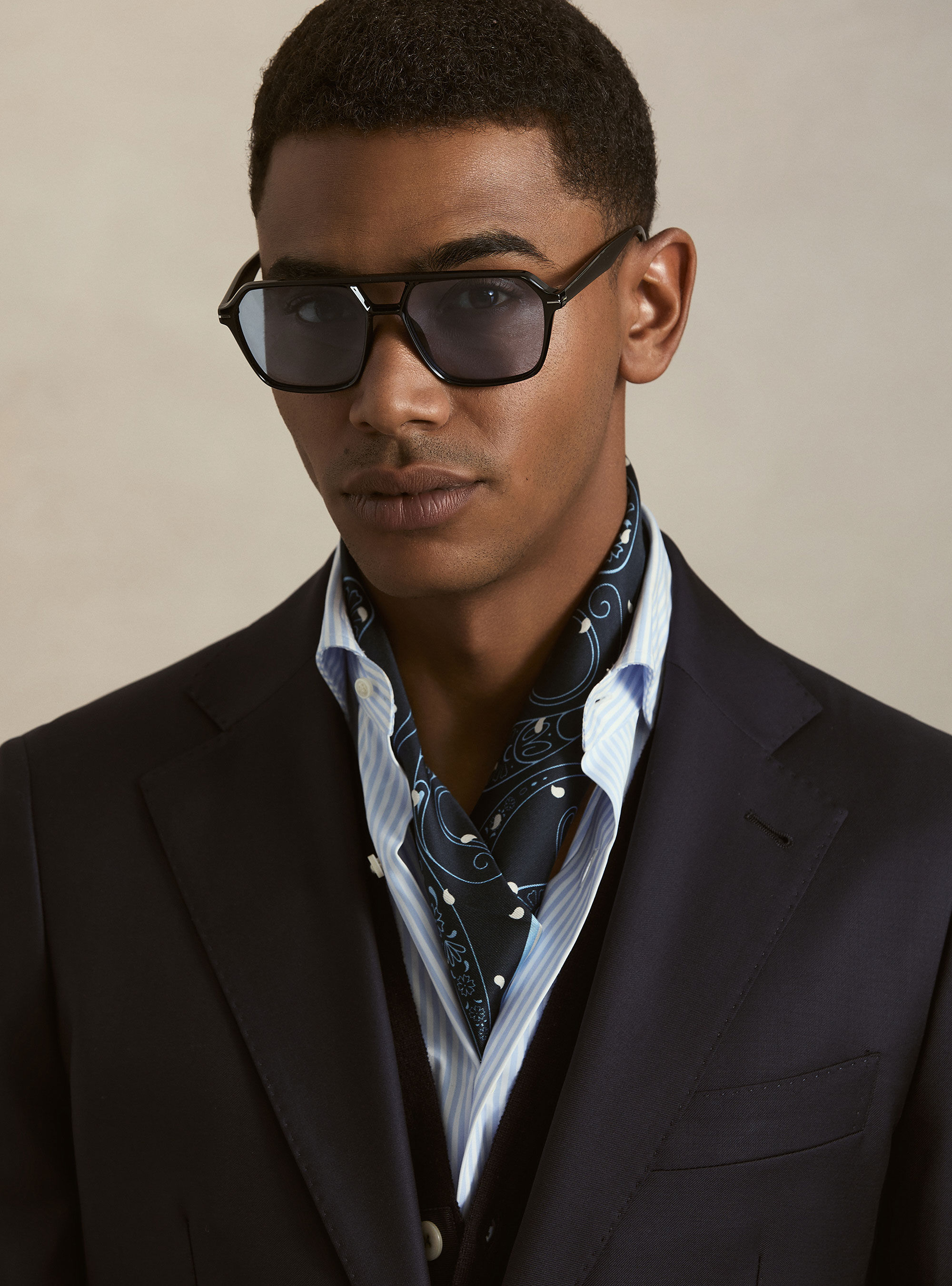 Pure wool suit jacket by Vitale Barberis Canonico, NAVY BLUE