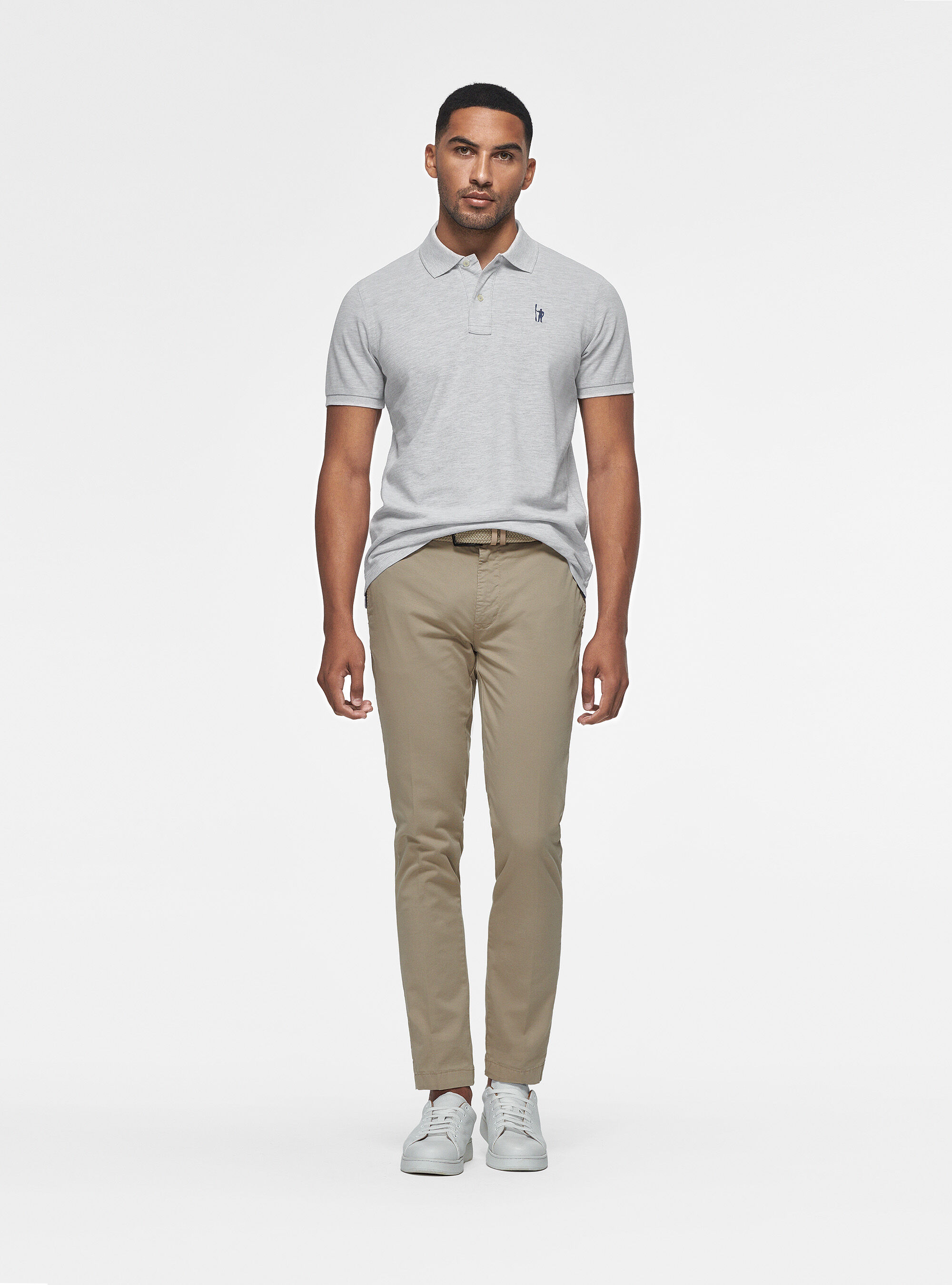 Piqu&eacute; polo shirt with embroidery, PERLA 0178C