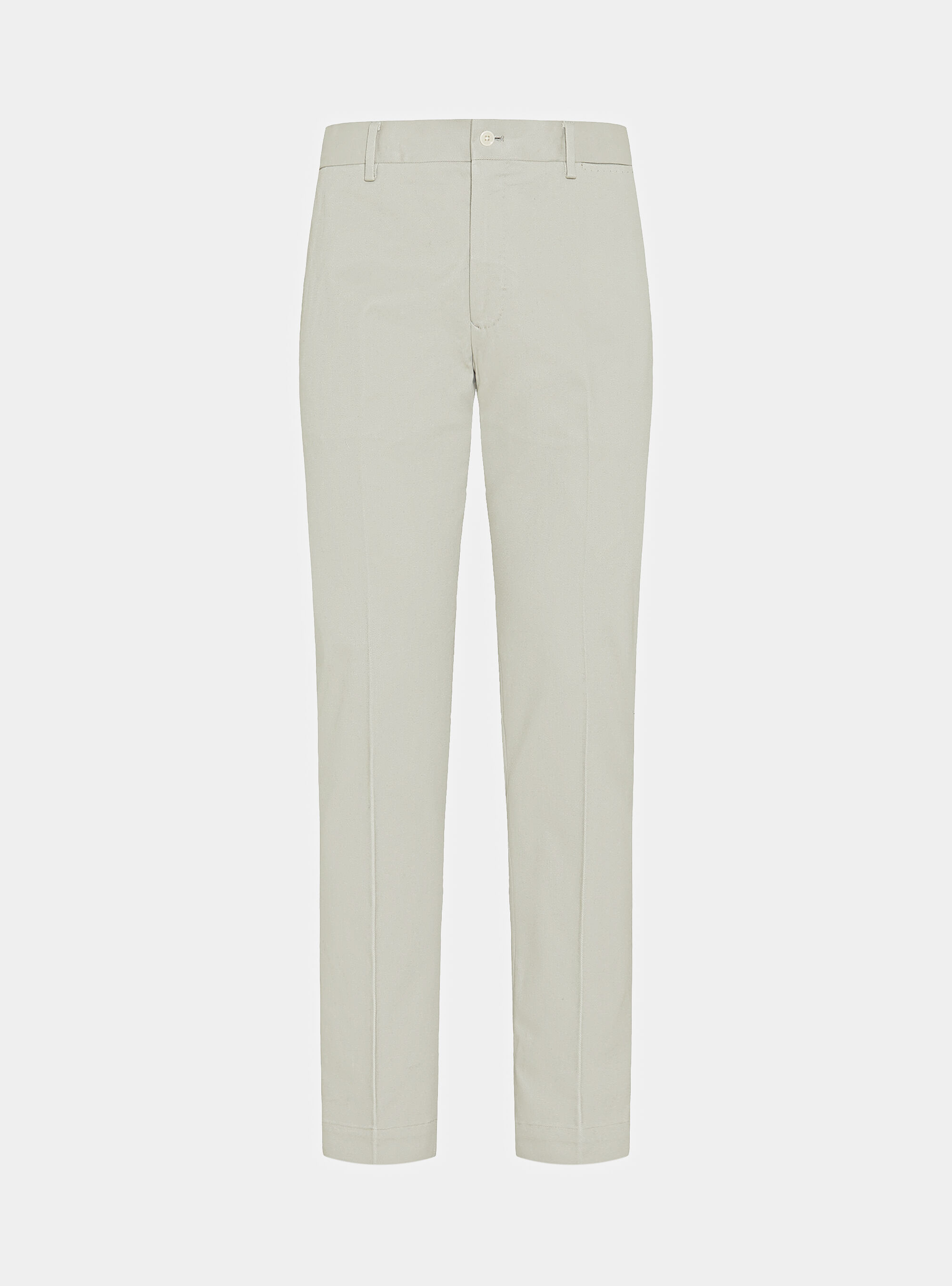 Pantalones de algod&oacute;n esmerilado, CRUDO