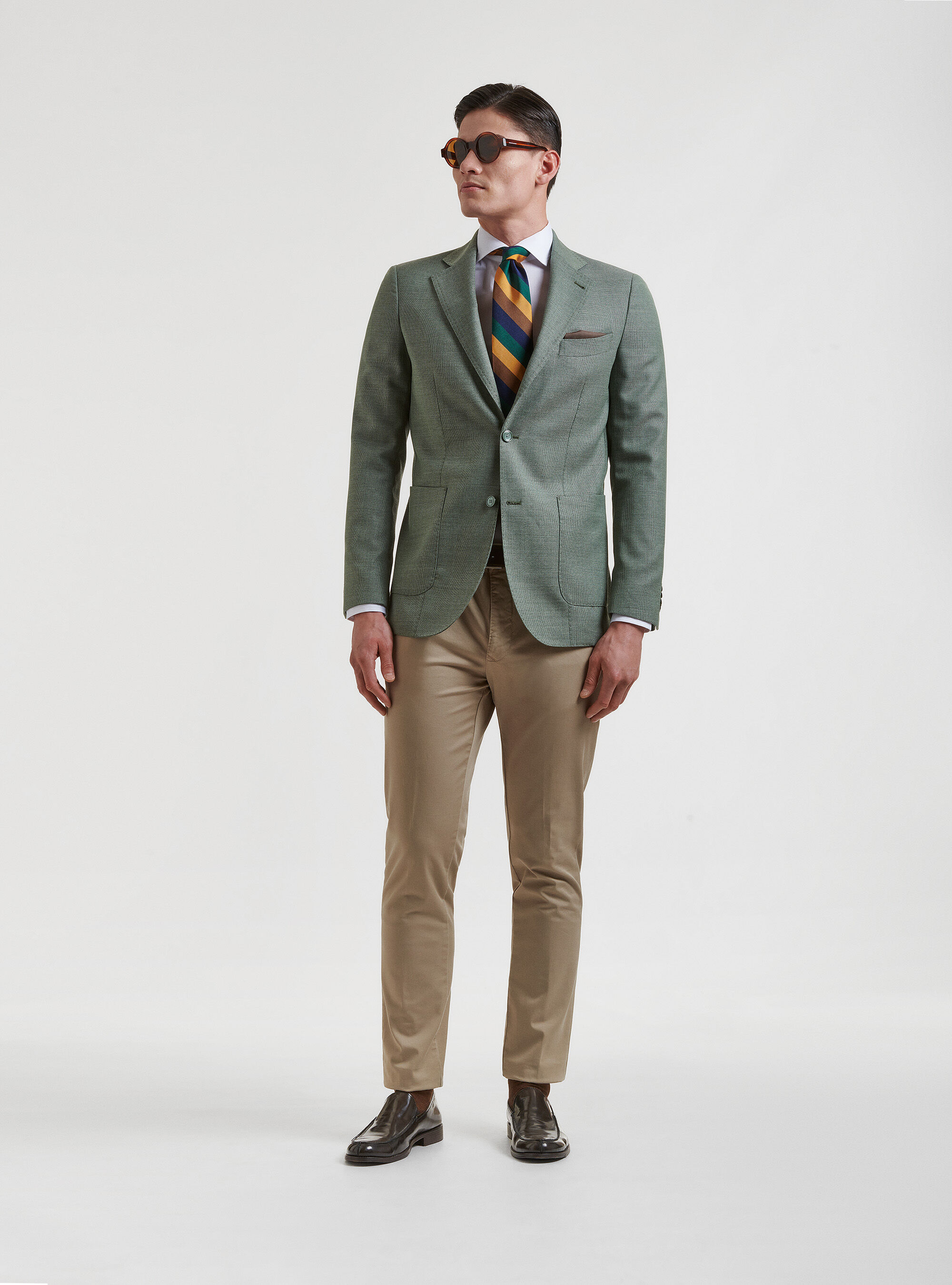 Americana de lana Vitale Barberis Canonico, SALVIA 0602C