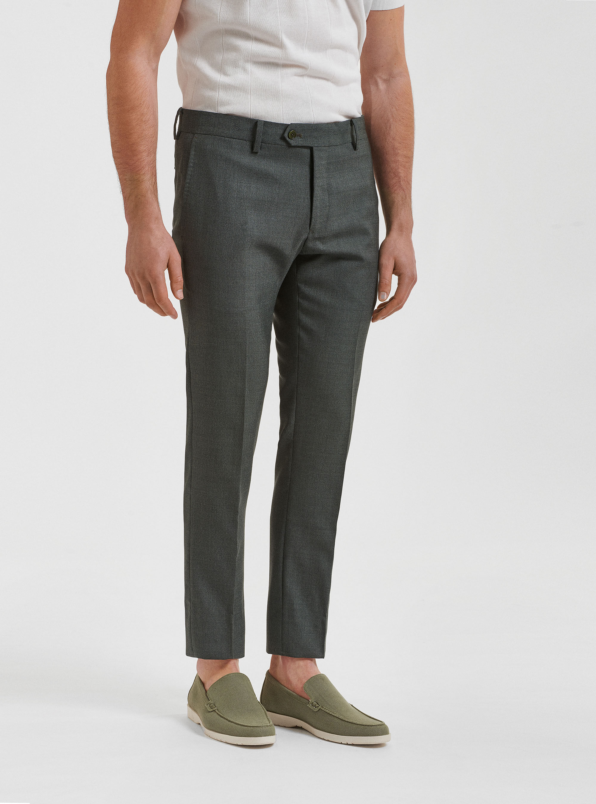 SHIPS-VITALE BARBERI CANONICO スラックス SHIPS: VITALE BARBERI CANONICO 120'S ピンヘッド スーツ