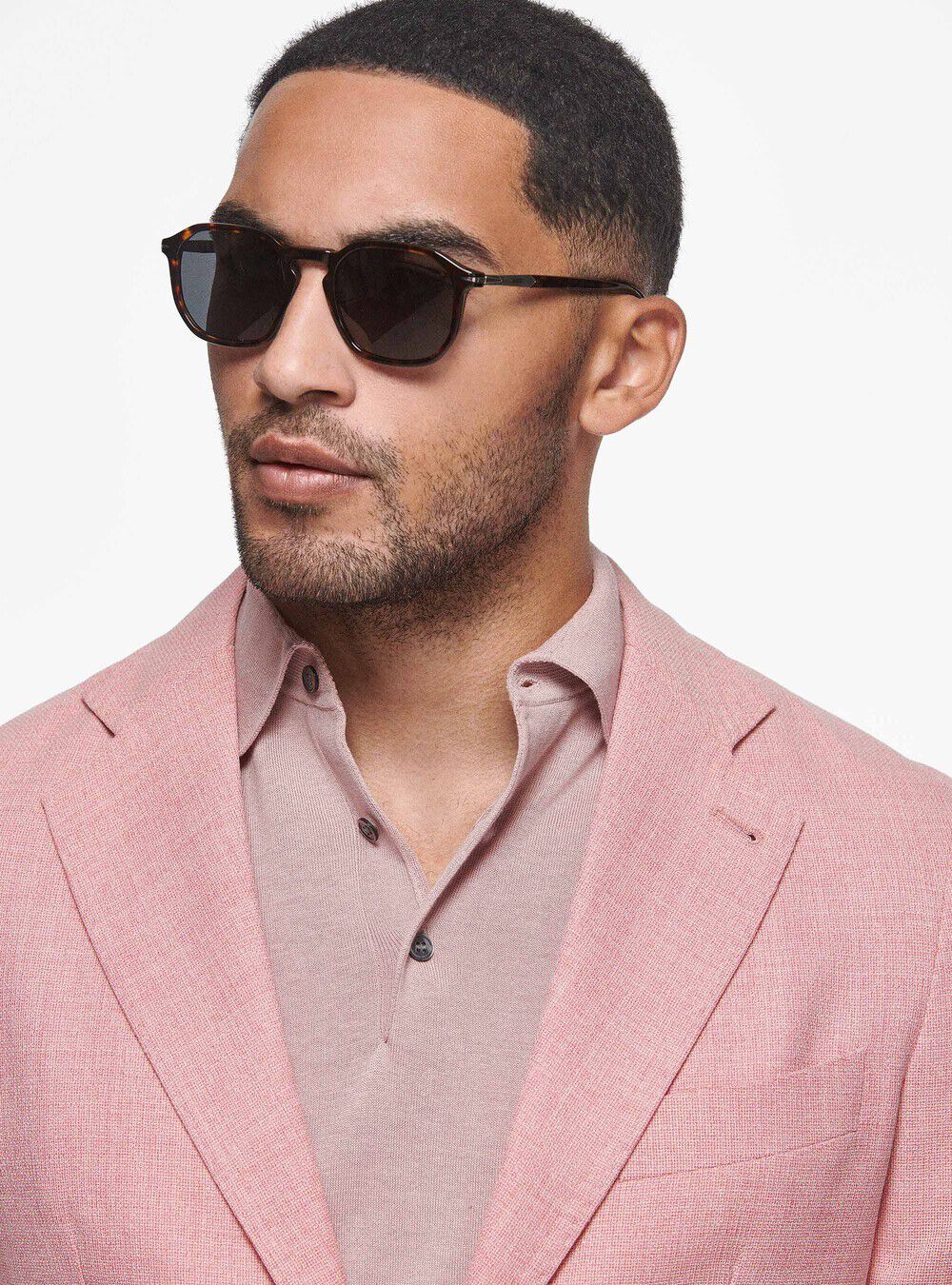 Veste en pure laine microtextur&eacute;e, ROSE