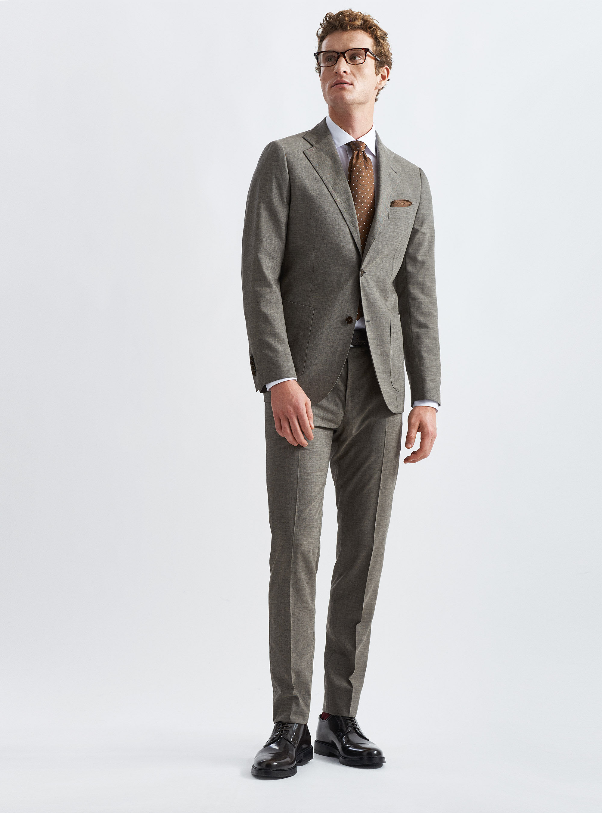 Fresh wool blazer, ECRU