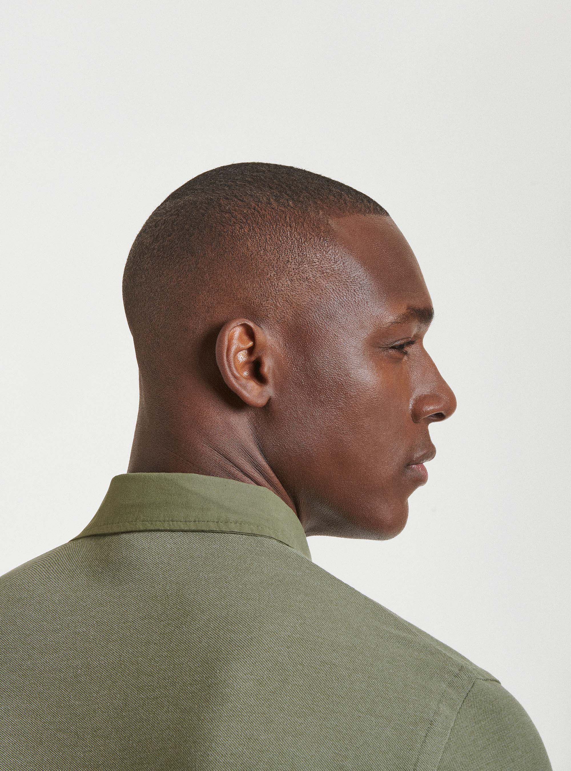 Piqu&eacute; polo shirt with shirt collar, SALVIA 0602C