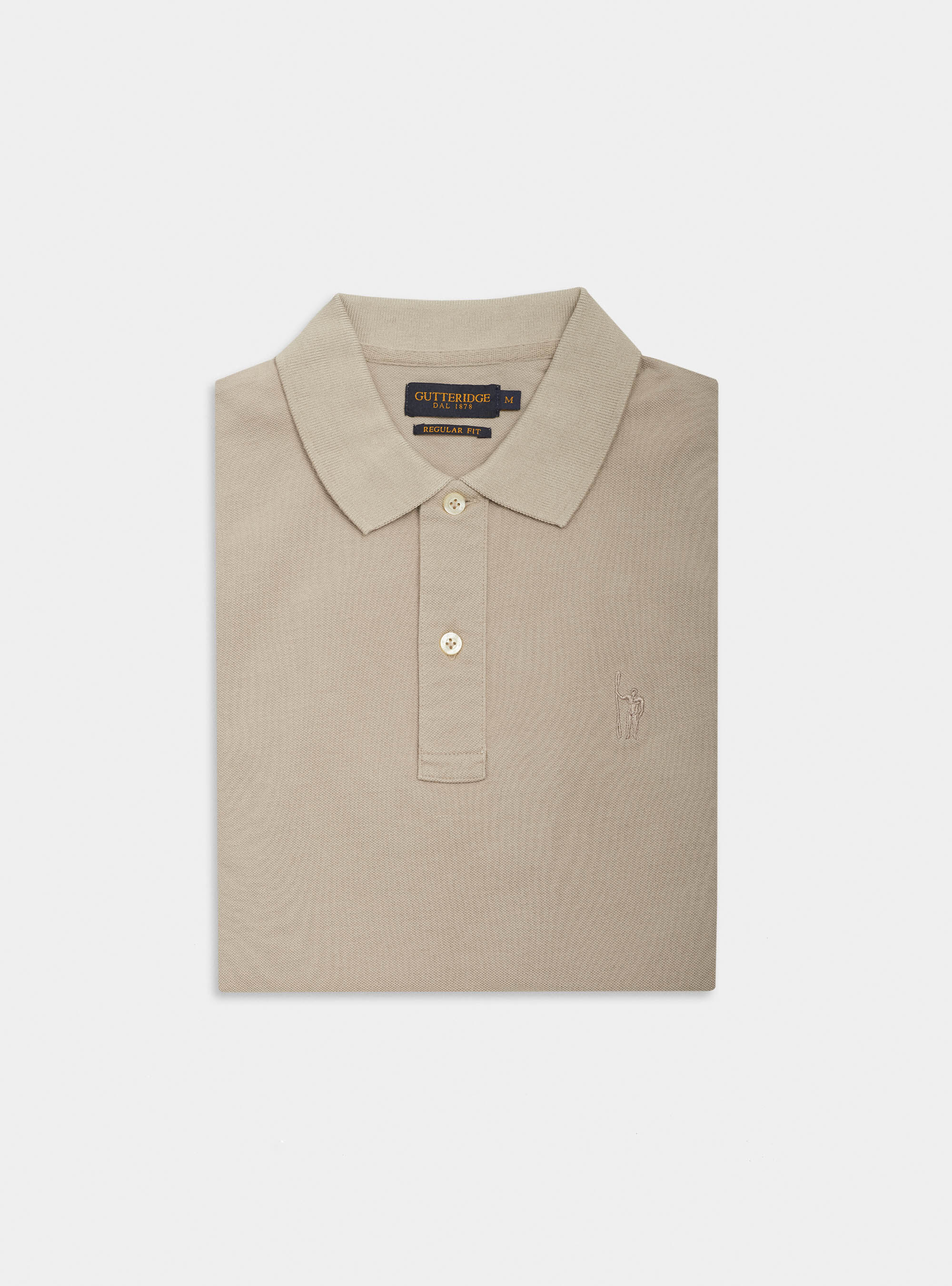 Polo cl&aacute;sico de piqu&eacute;, CRUDO