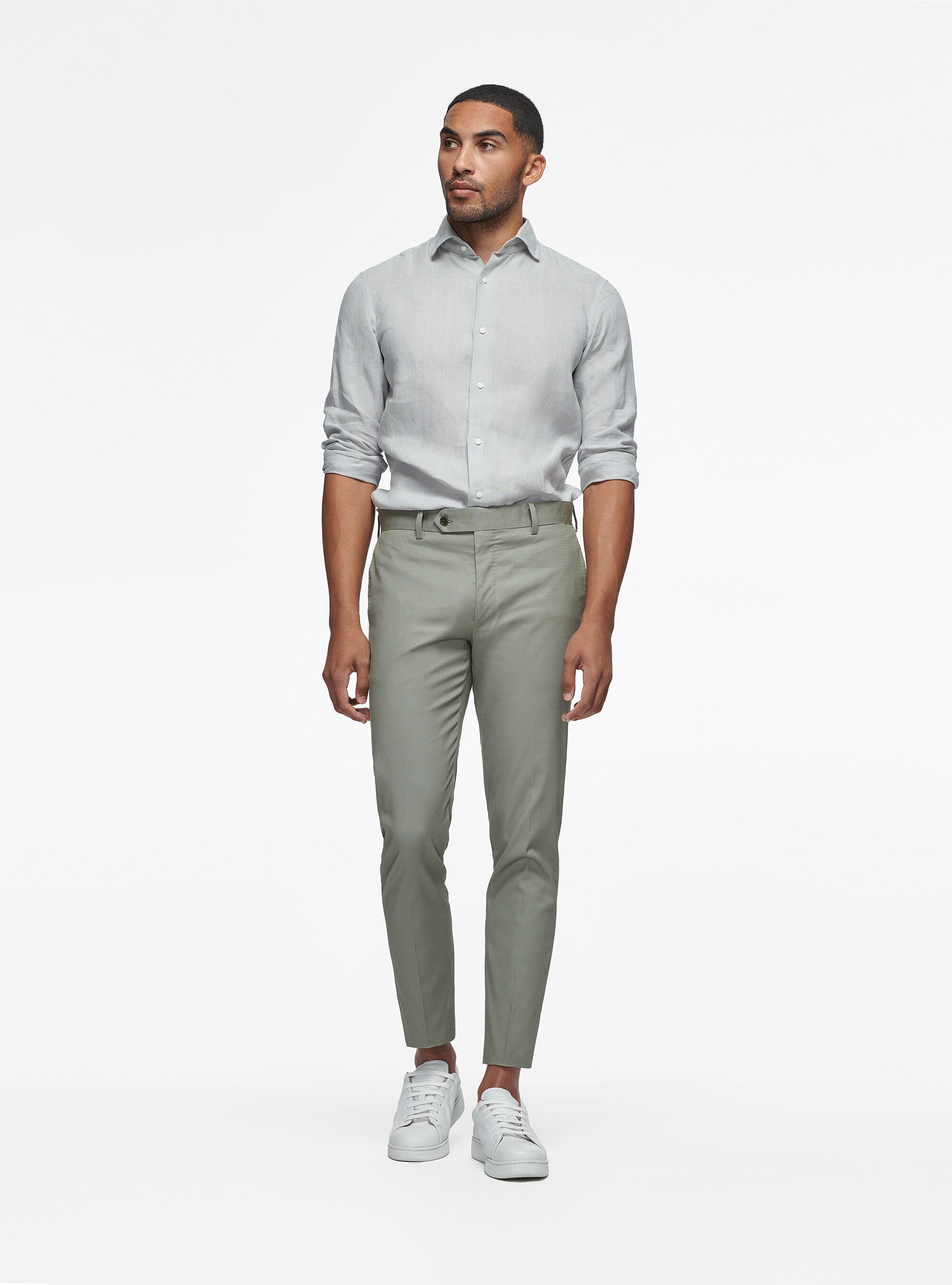 Armoured cotton trousers, SALVIA 0602C
