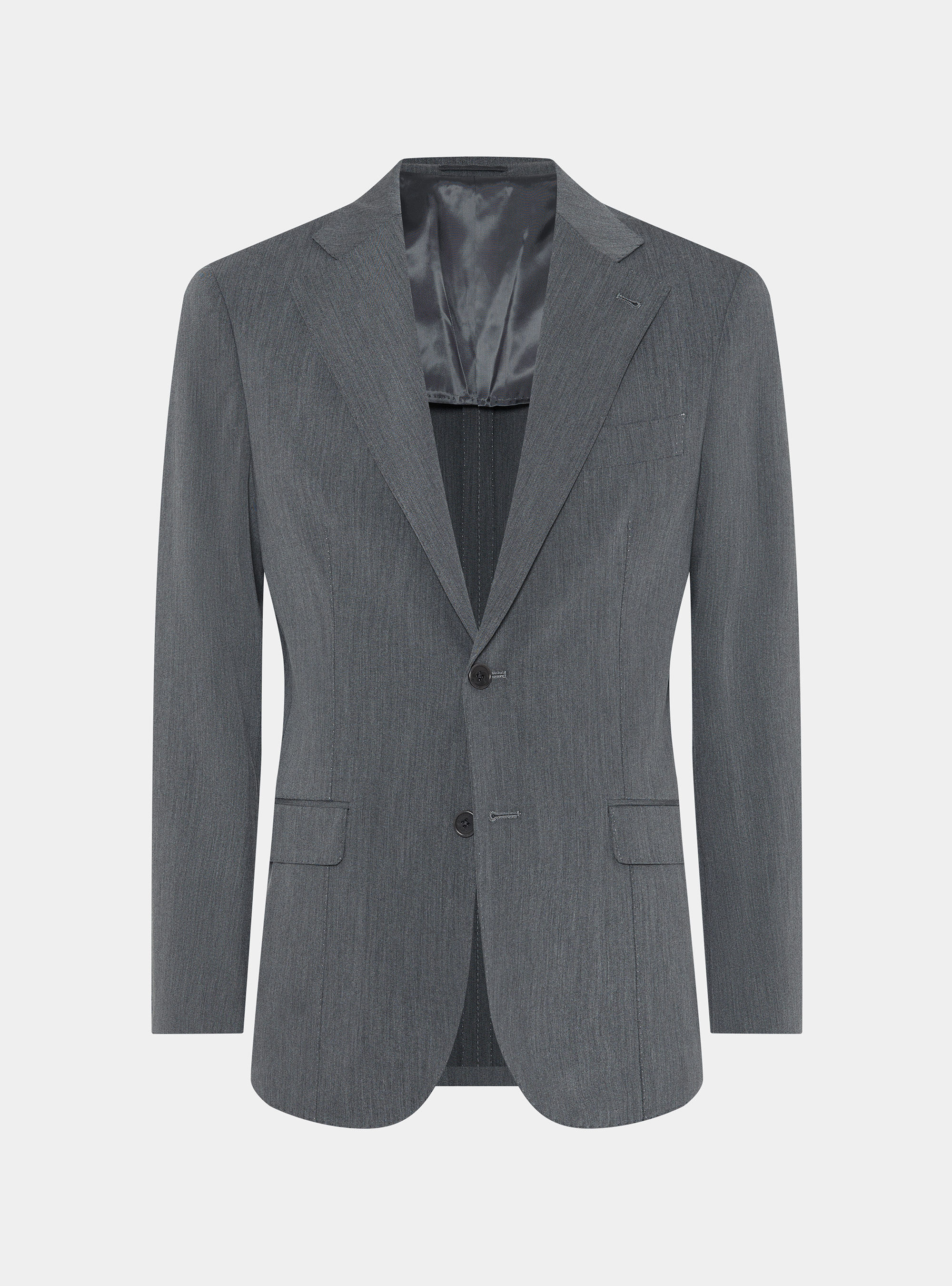 Slim fit suit blazer, GRIGIO SCURO 0125C