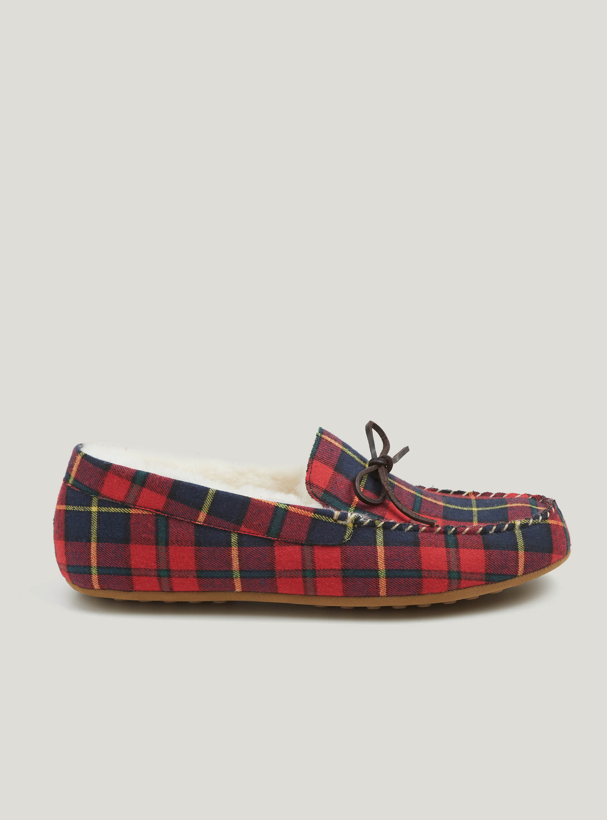 Pantofole in flanella a quadri Gutteridge catalog gutteridge
