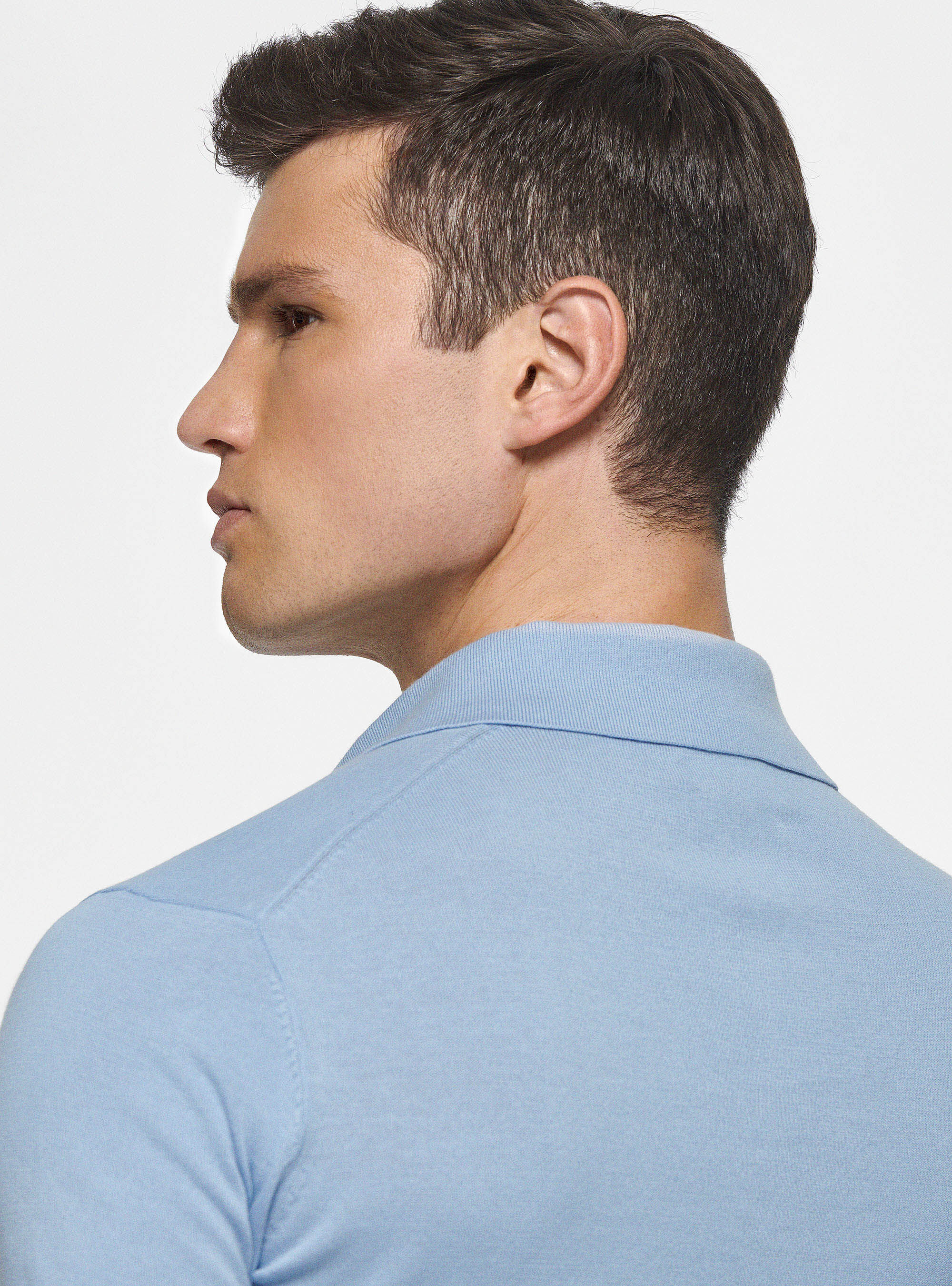 Maglia sale azzurro polvere