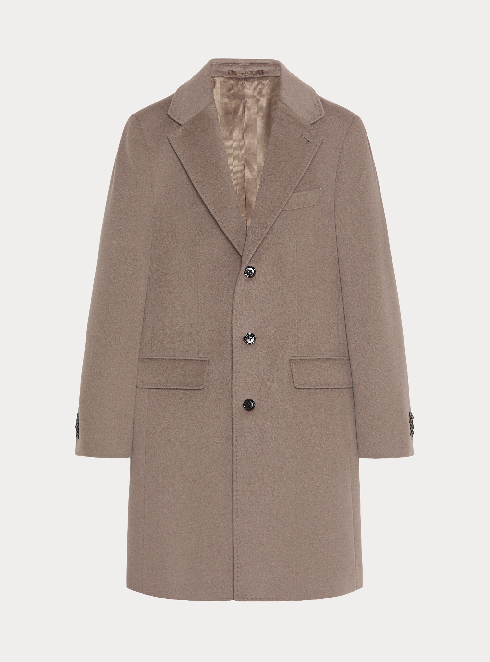 Single-breasted wool and cashmere coat, FANGO 0555C