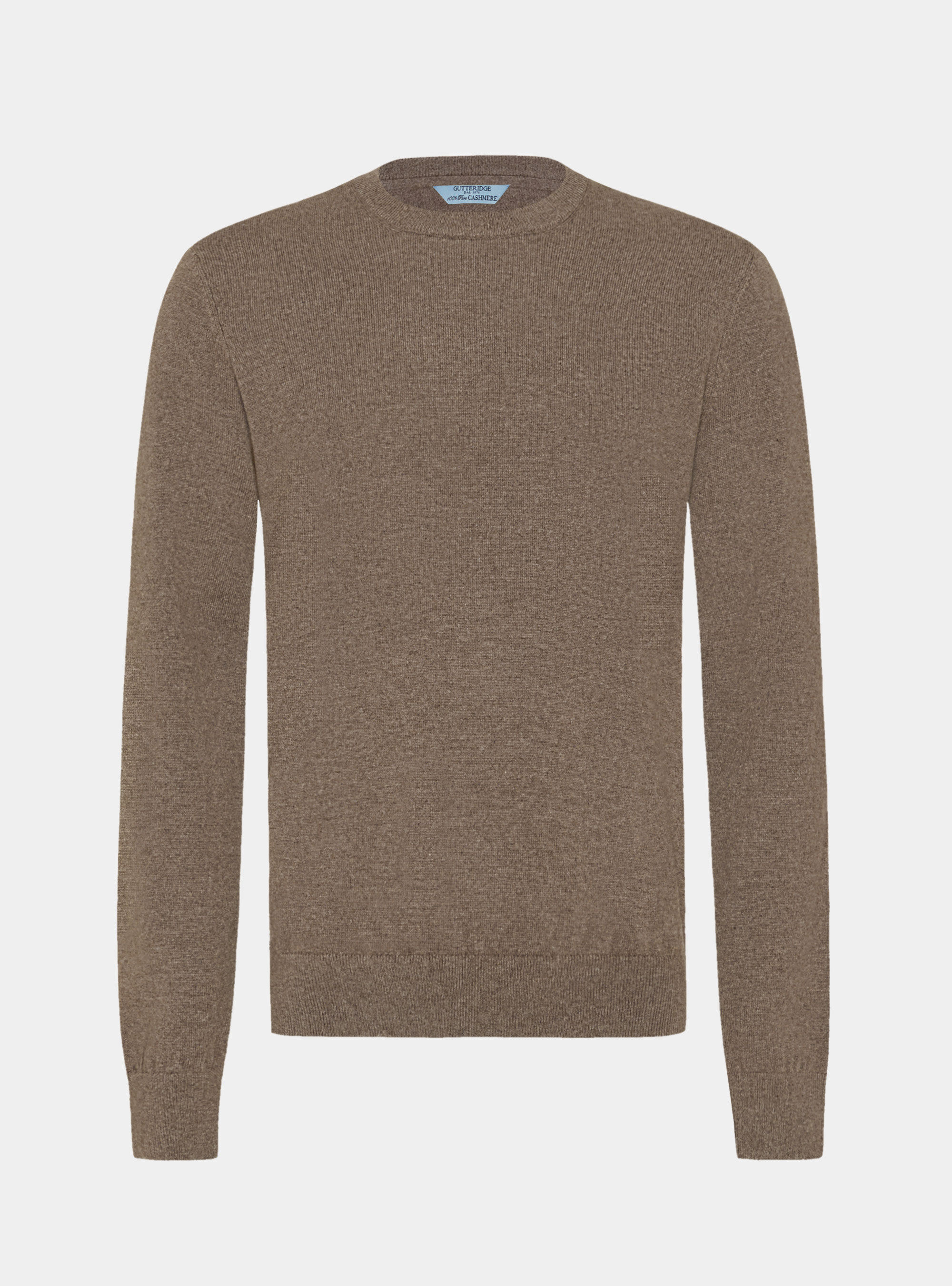 Maglia girocollo in 100% cashmere, FANGO