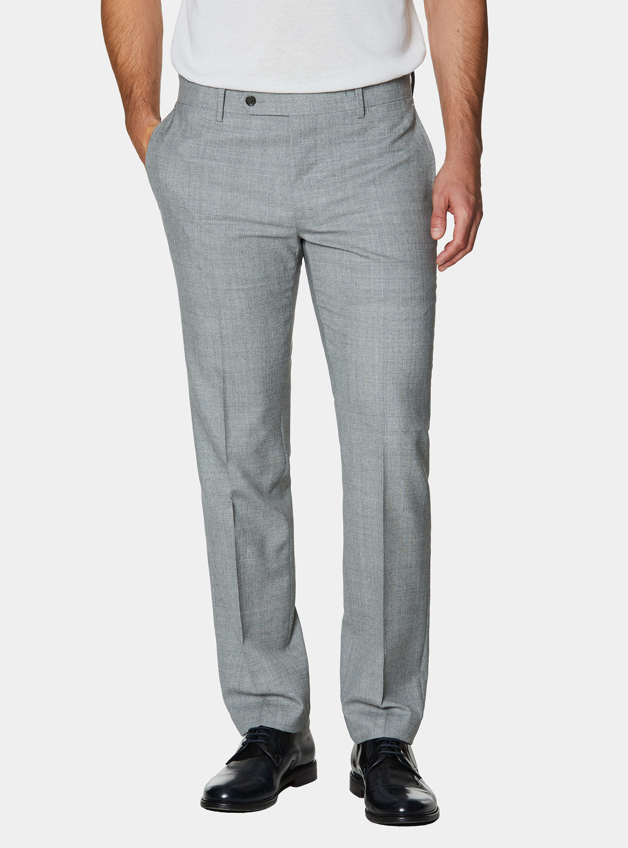 Vitale Barberis Canonico pure wool suit trousers