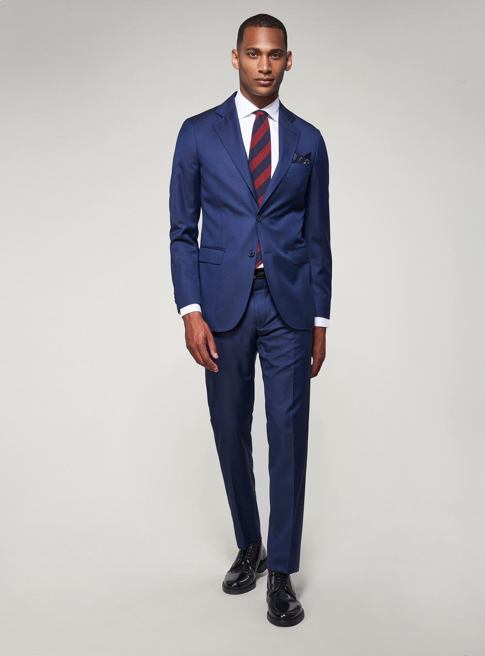 Blue Wool Suit Vitale Barberis Canonico Blue Wool Suit Vitale Barberis Canonico