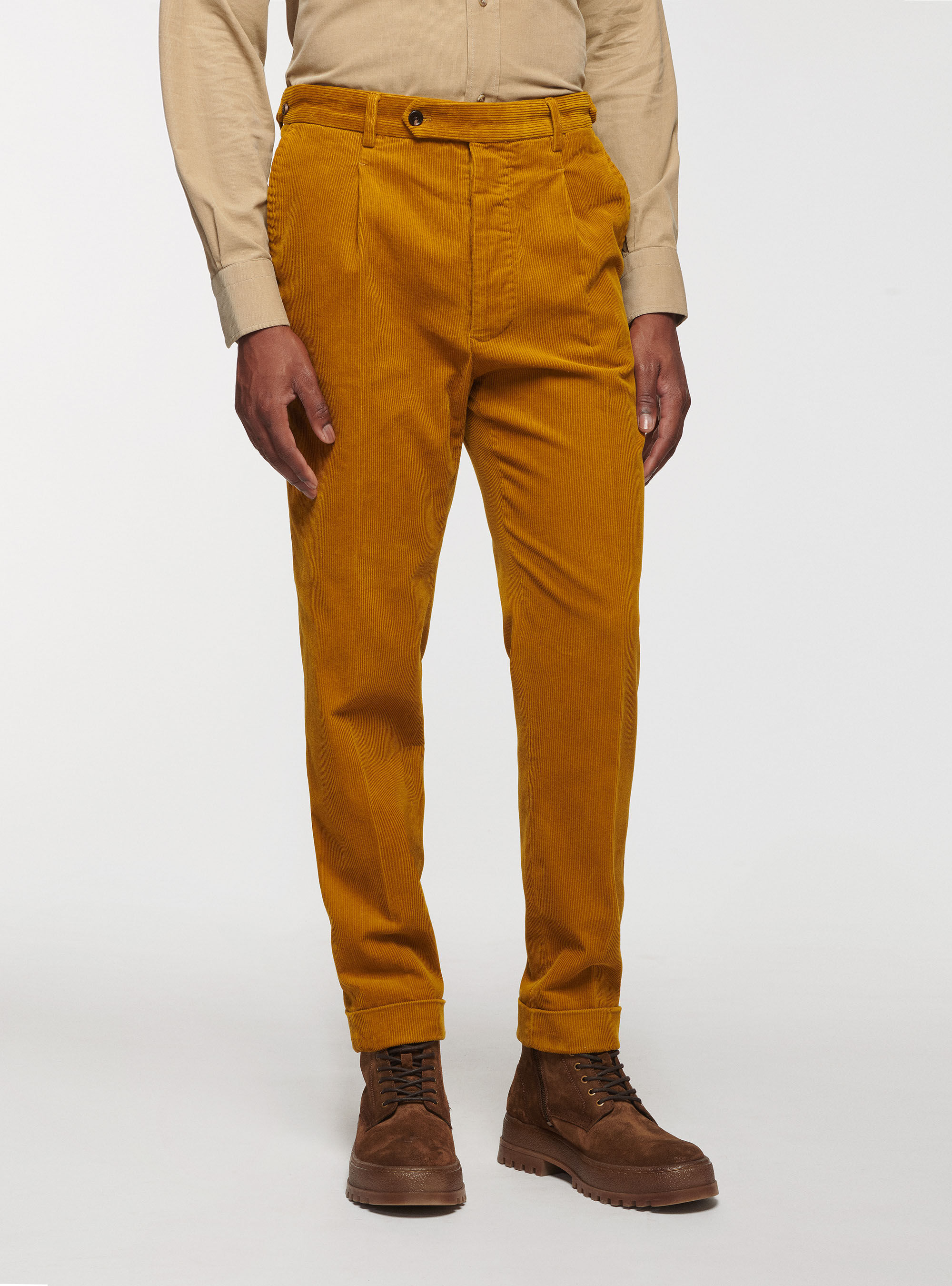 Velvet Pull-On Trousers - House of Bruar