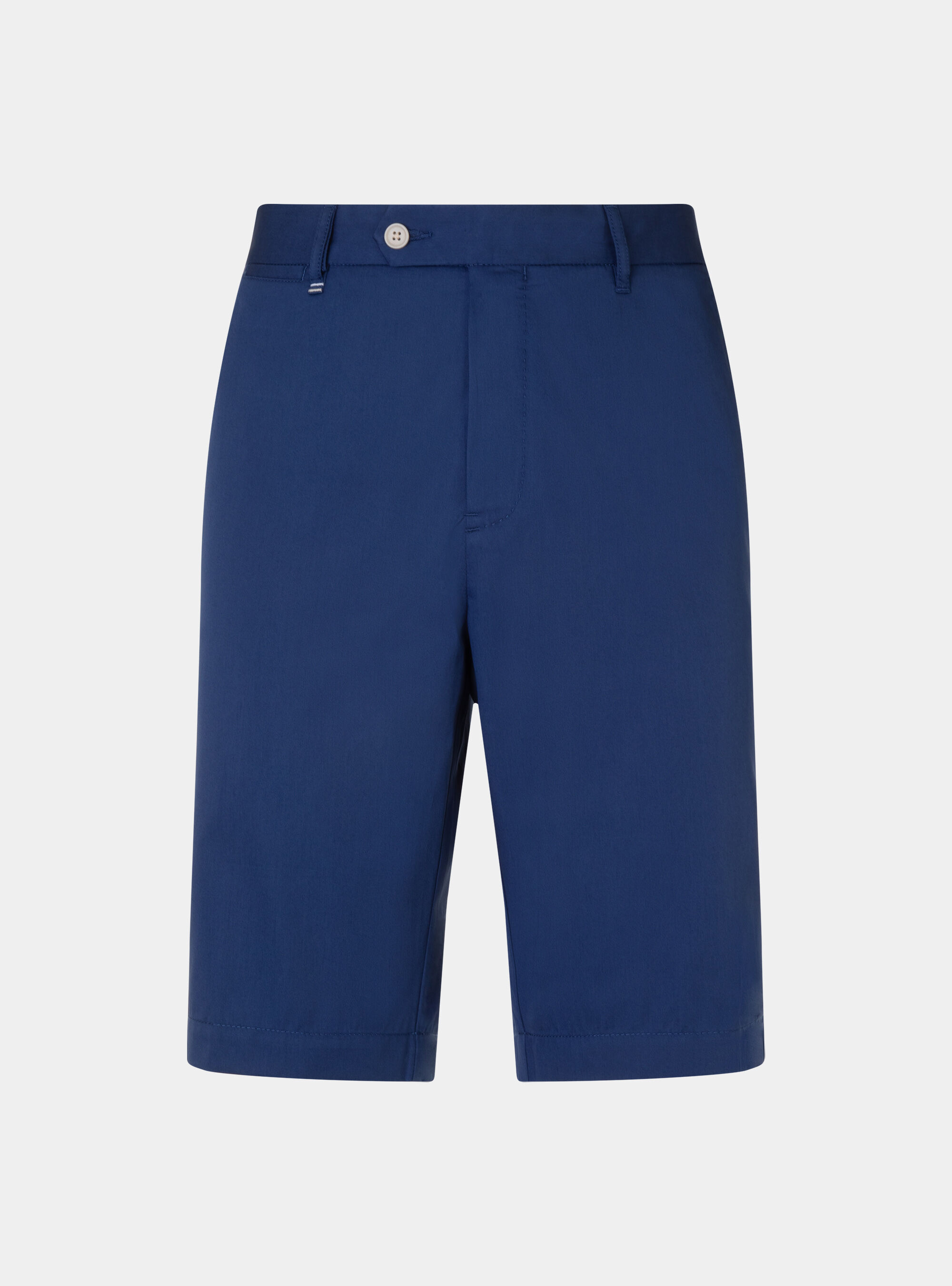 Bermuda in twill di cotone leggero, BLU