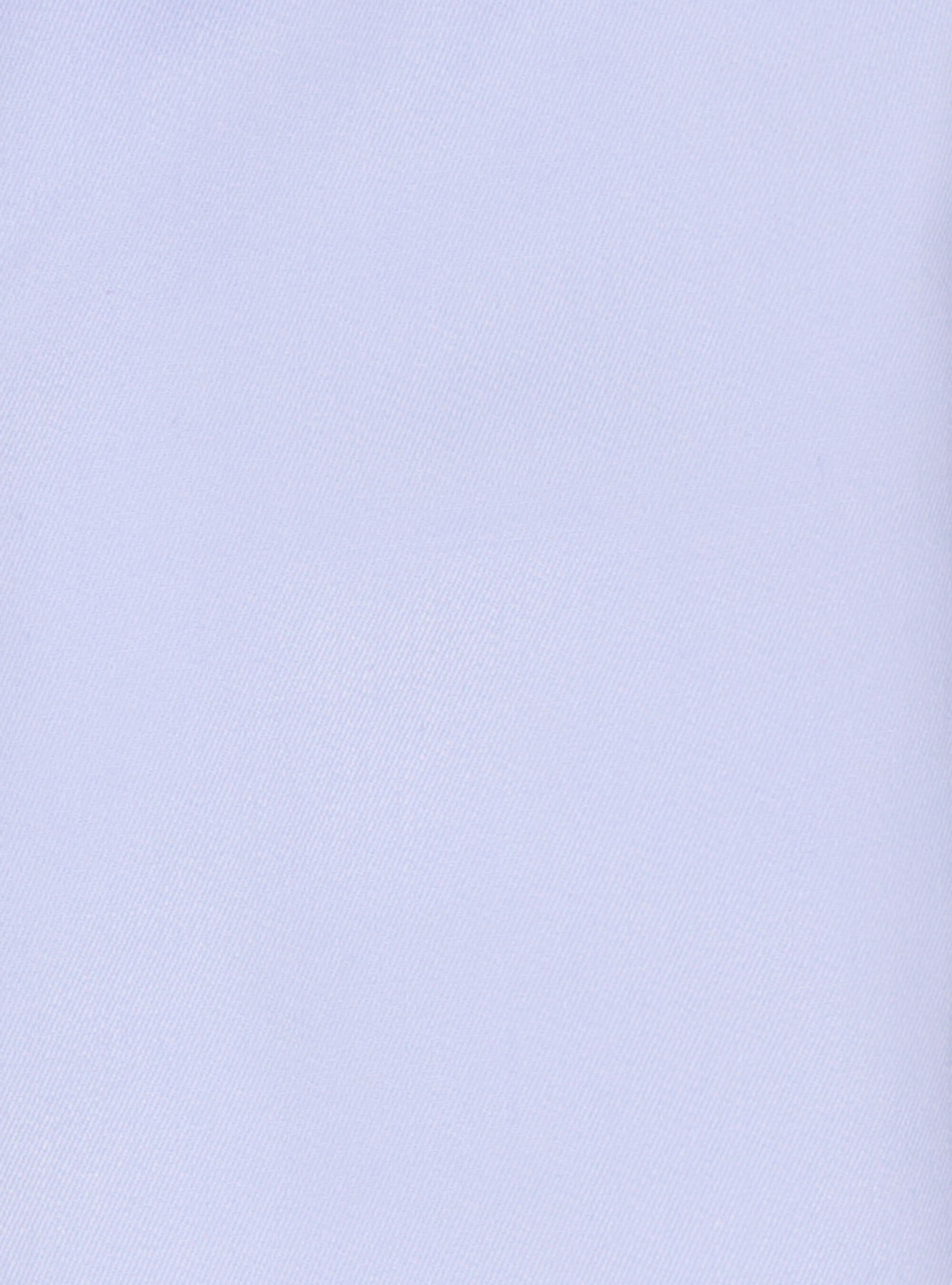 Camicia comfort fit classica in twill no iron, AZZURRO