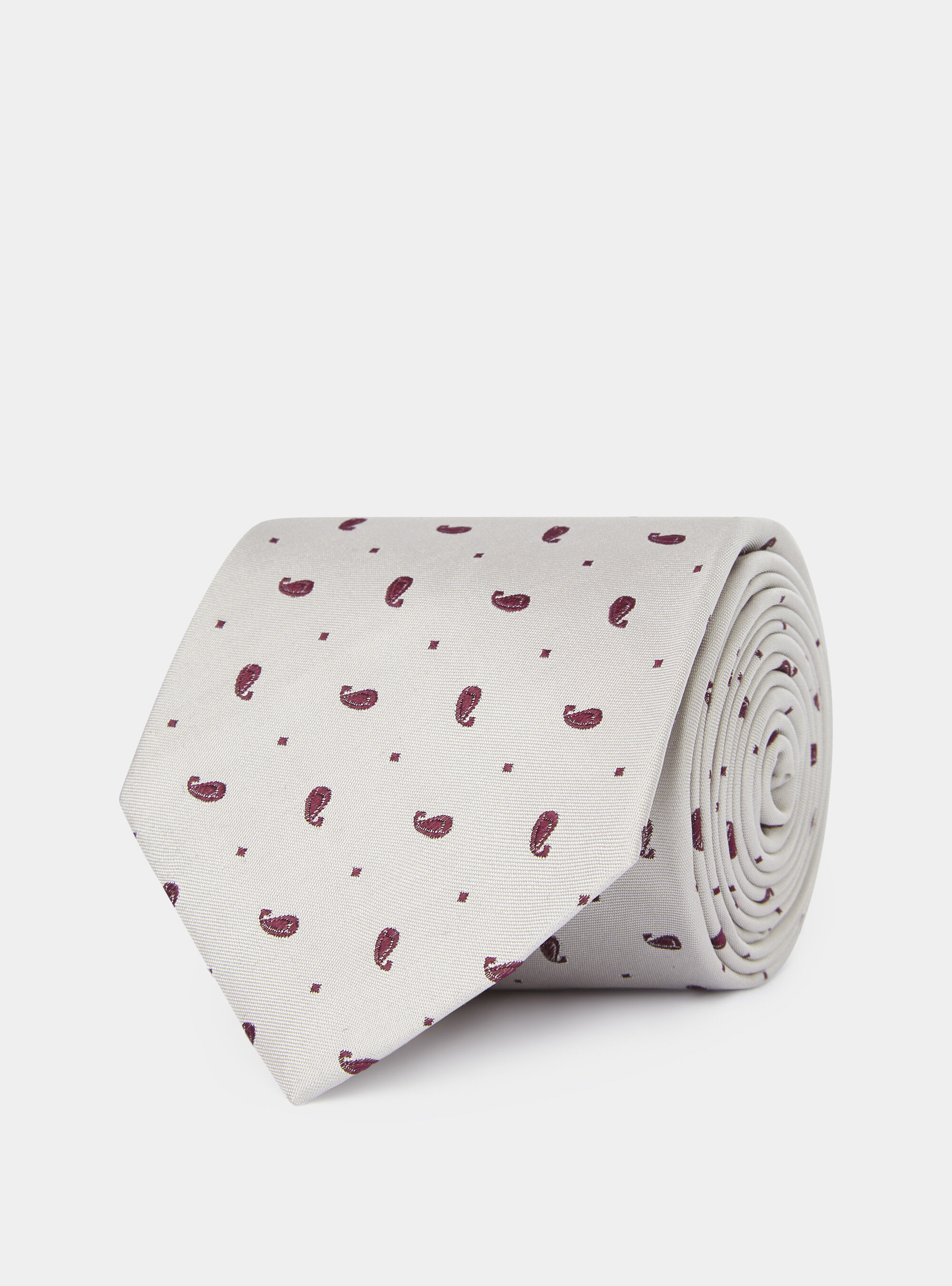 Corbata de seda jacquard