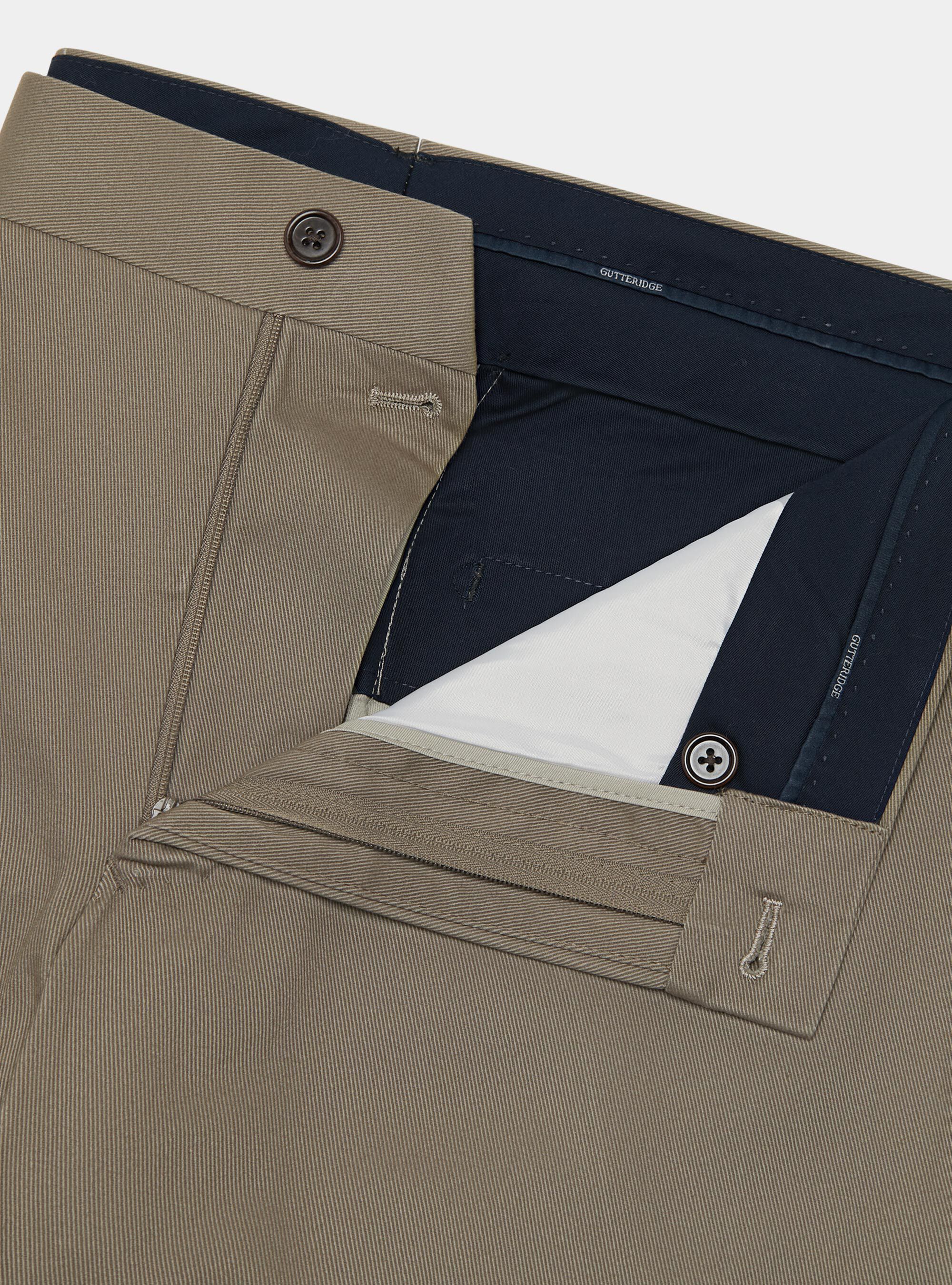 Frosted cotton trousers, MUD