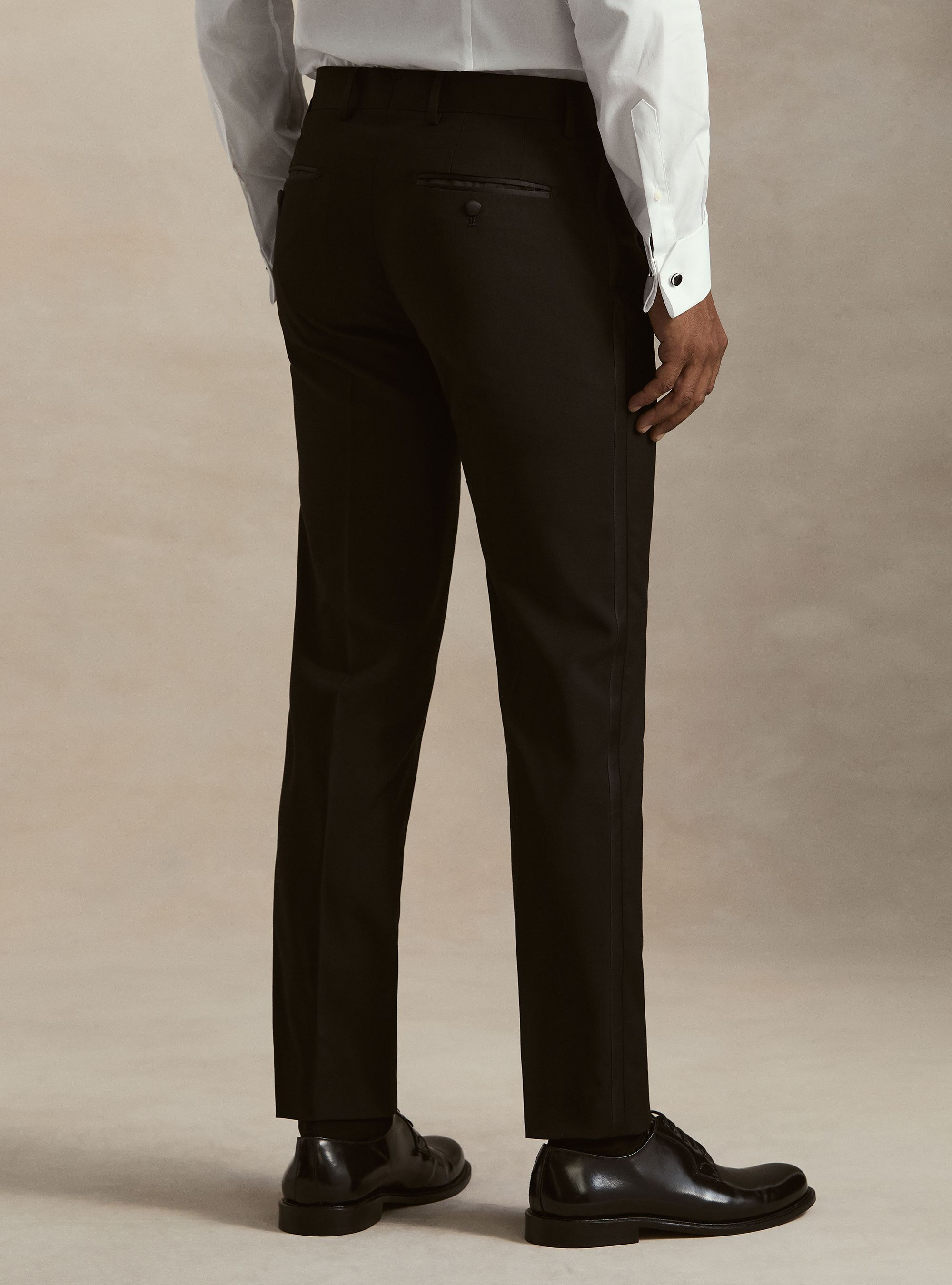 Pantalon de smoking, NOIR