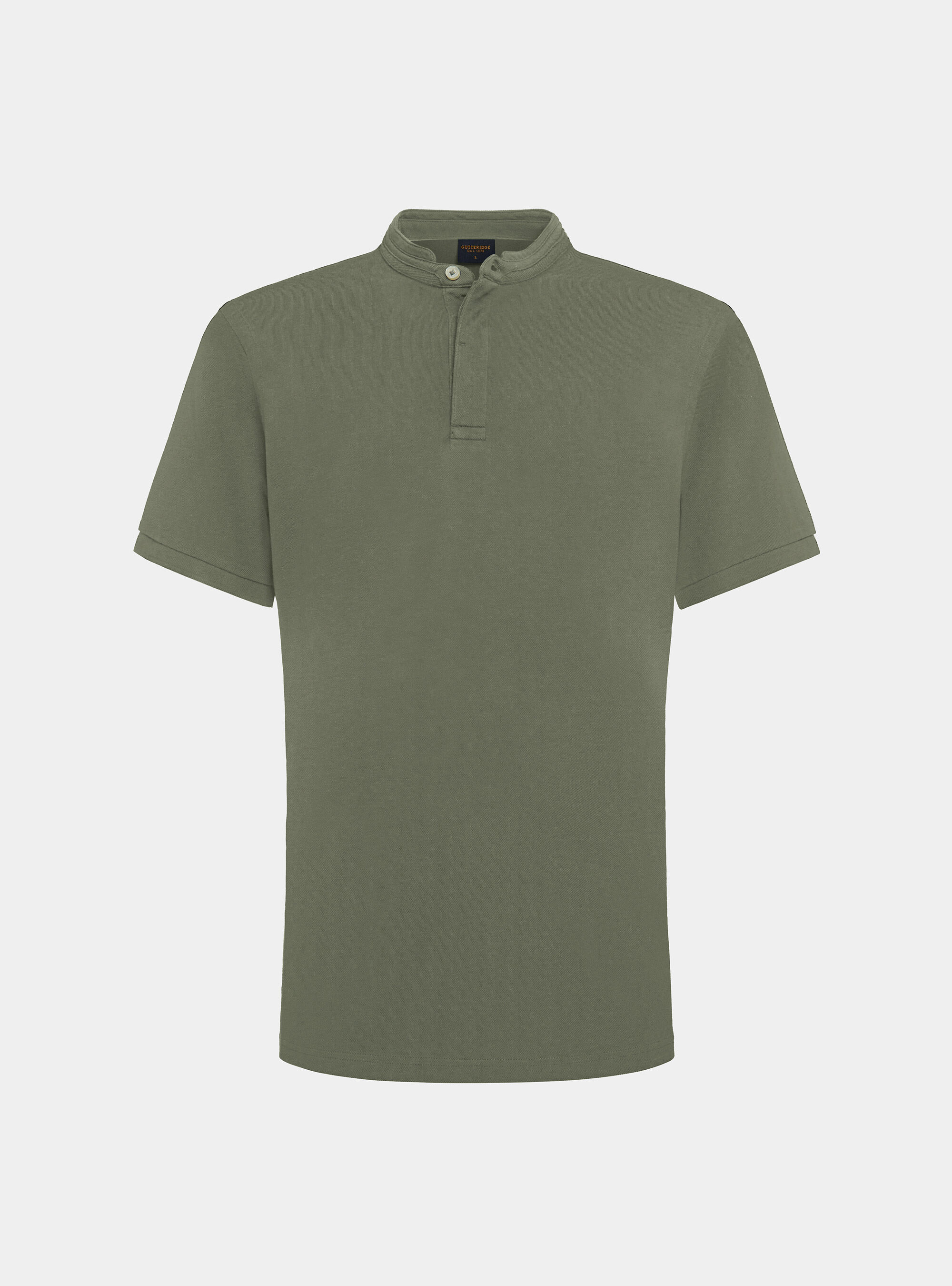 Polo coreana in piquet, SALVIA 0602C