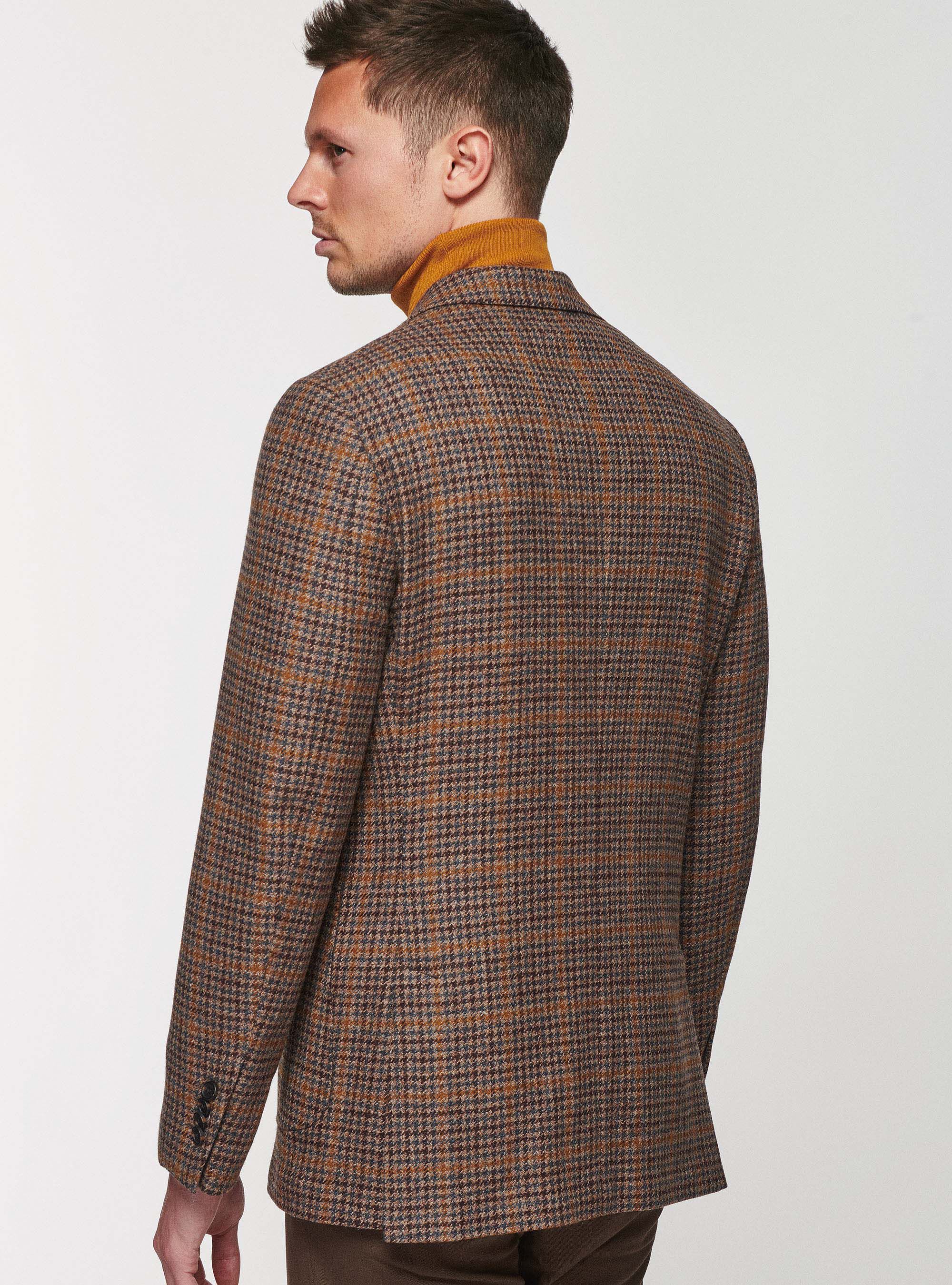 Wool discount houndstooth blazer