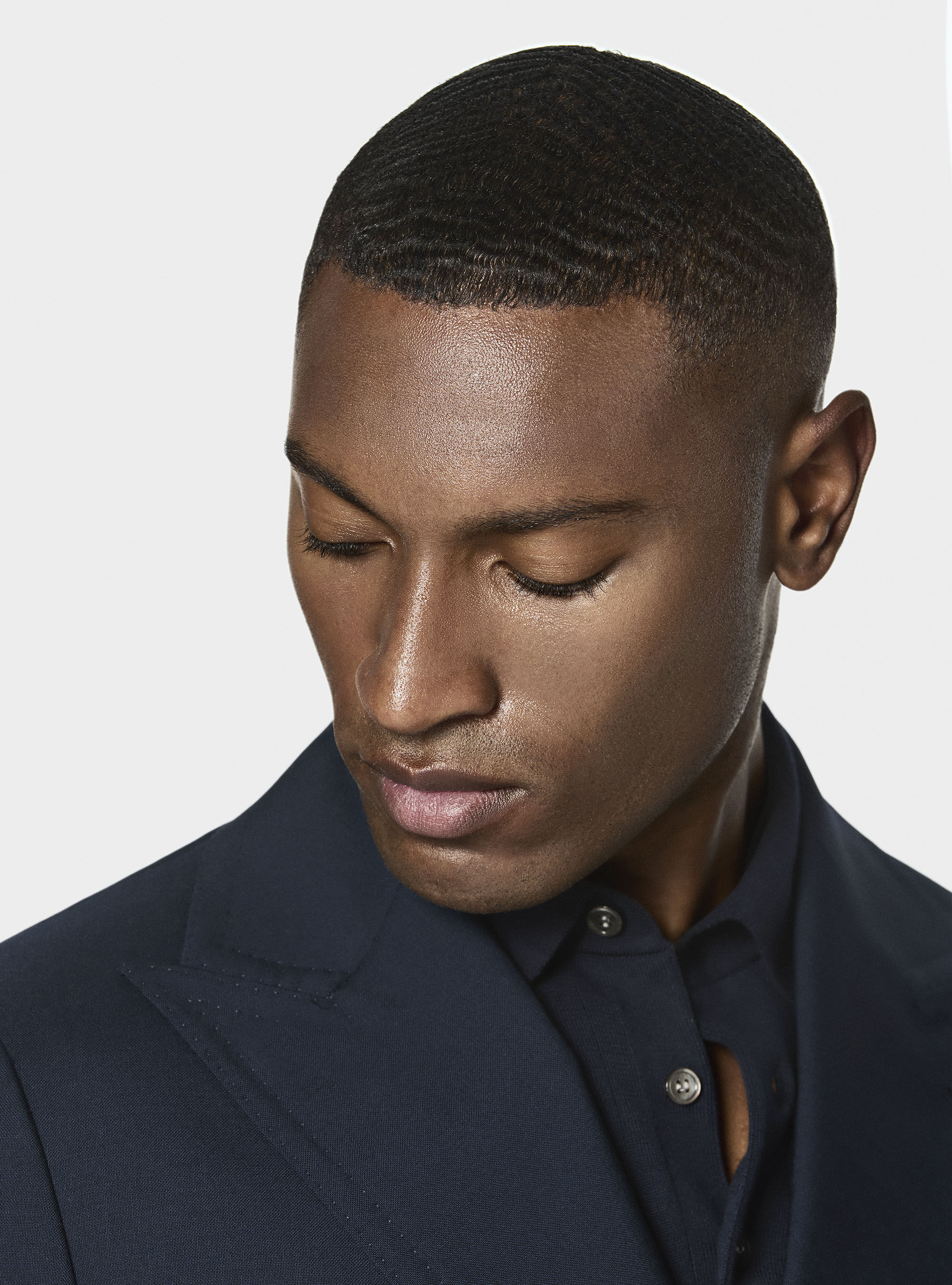 Vitale Barberis Canonico pure wool double-breasted blazer, MULTICOLOR