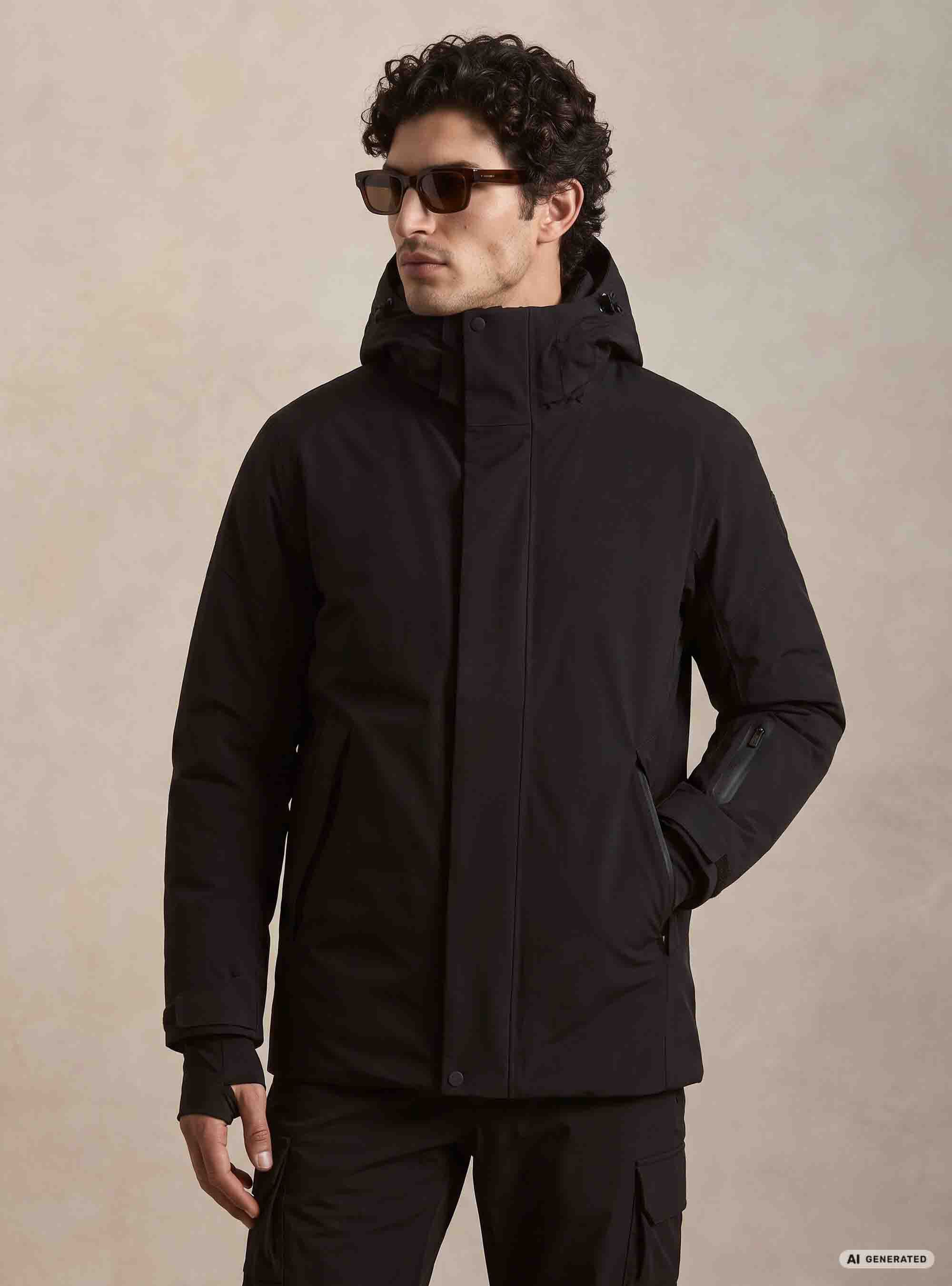 Chaqueta de esqu&iacute; con capucha