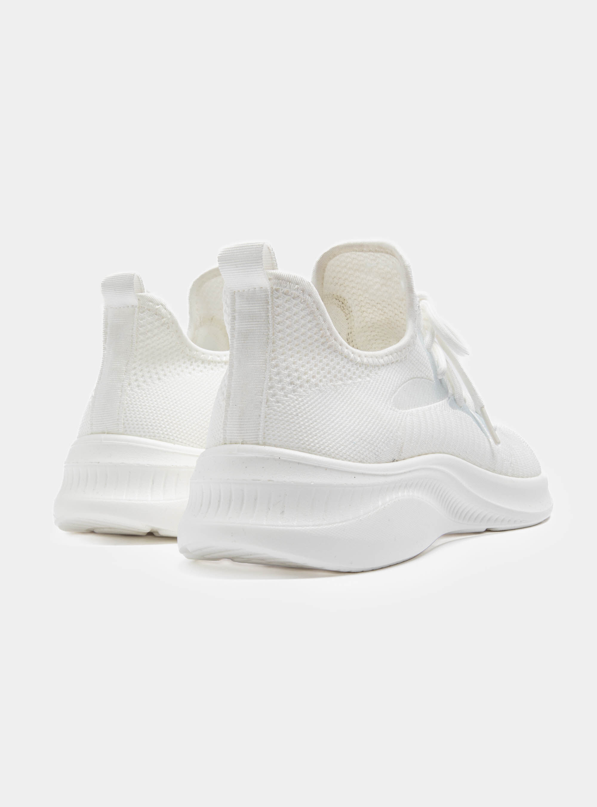 Sneakers in tessuto tecnico, BIANCO