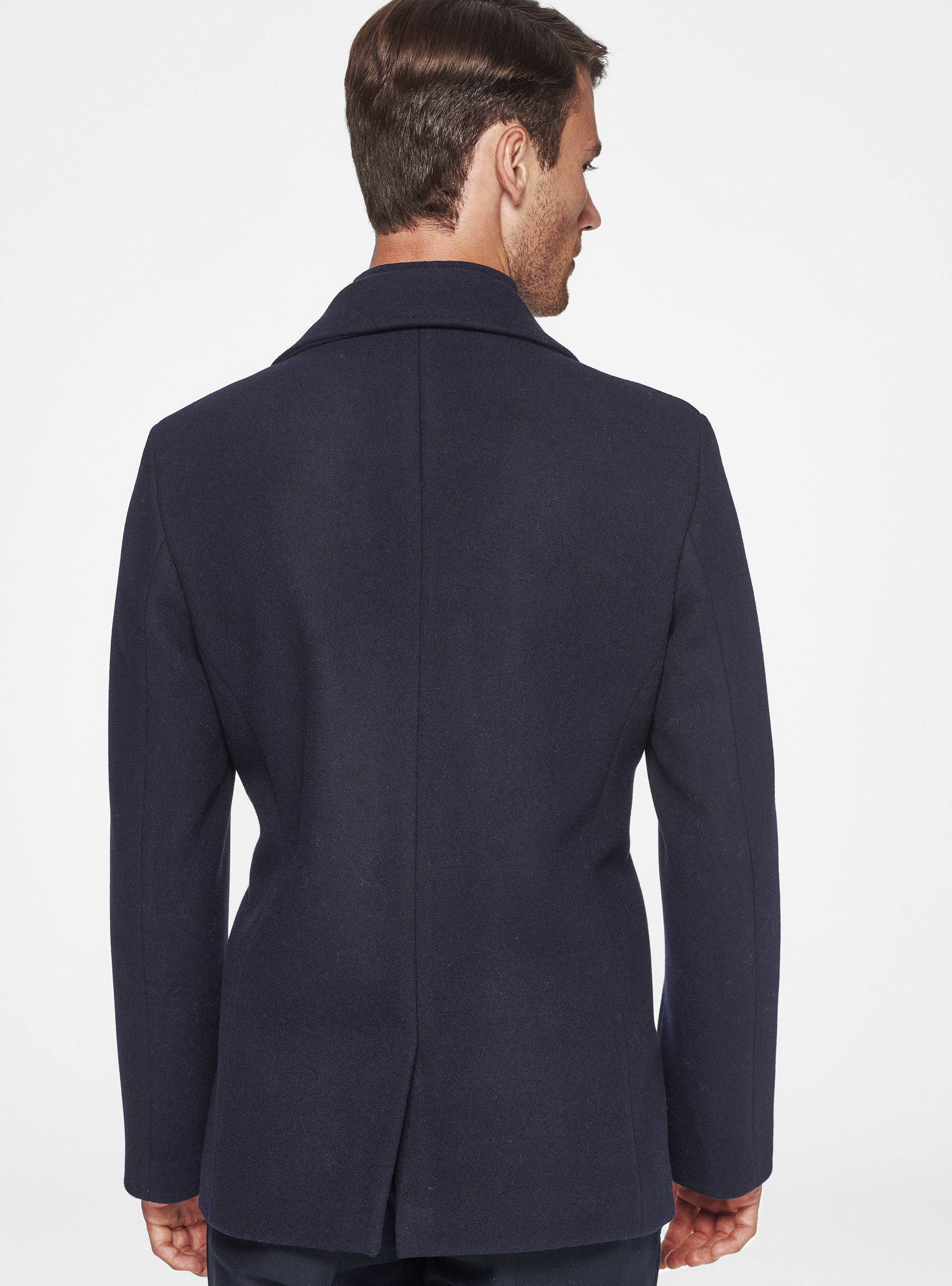 Wool-blend peacoat