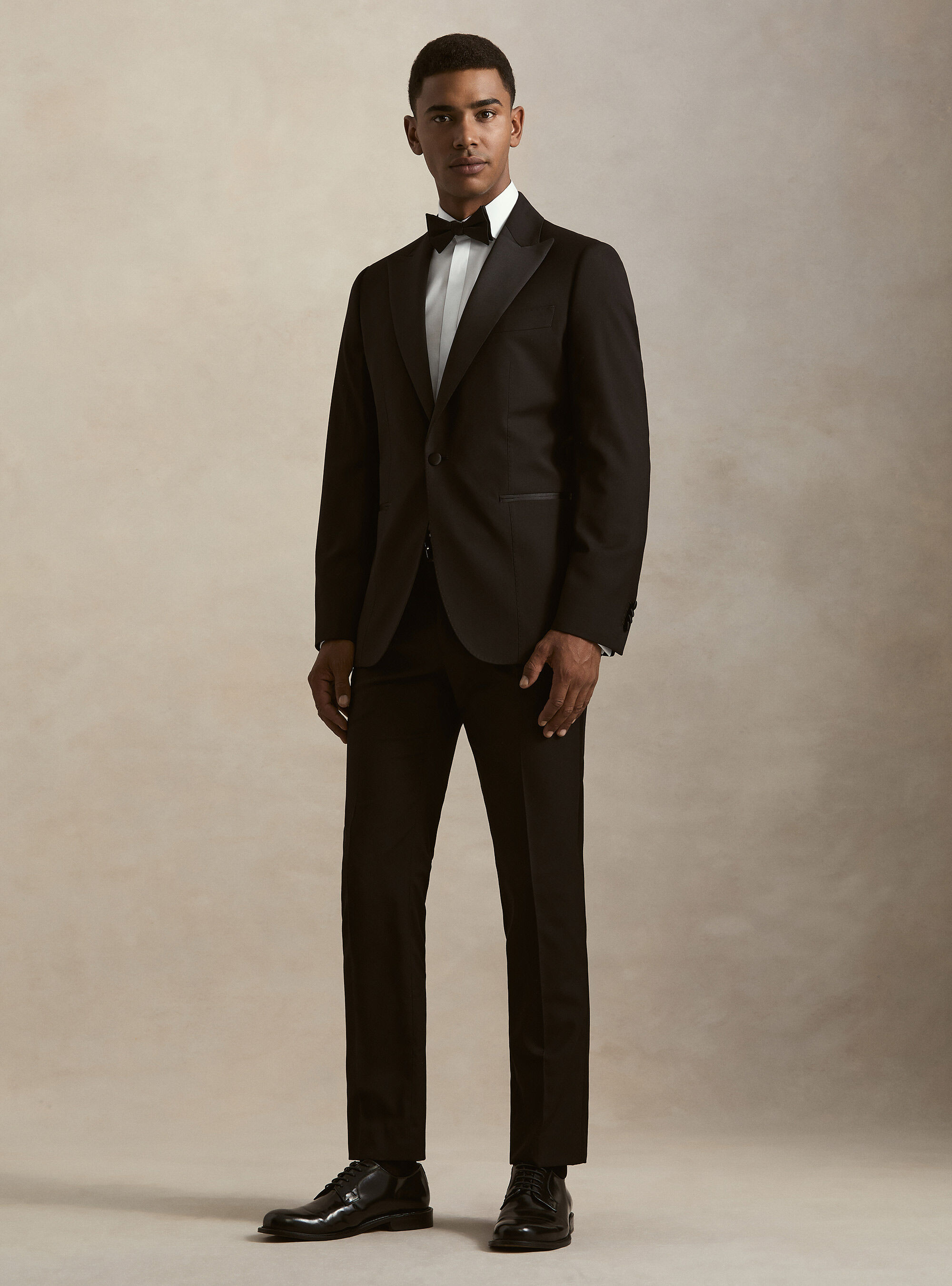 Pantalon de smoking, NOIR