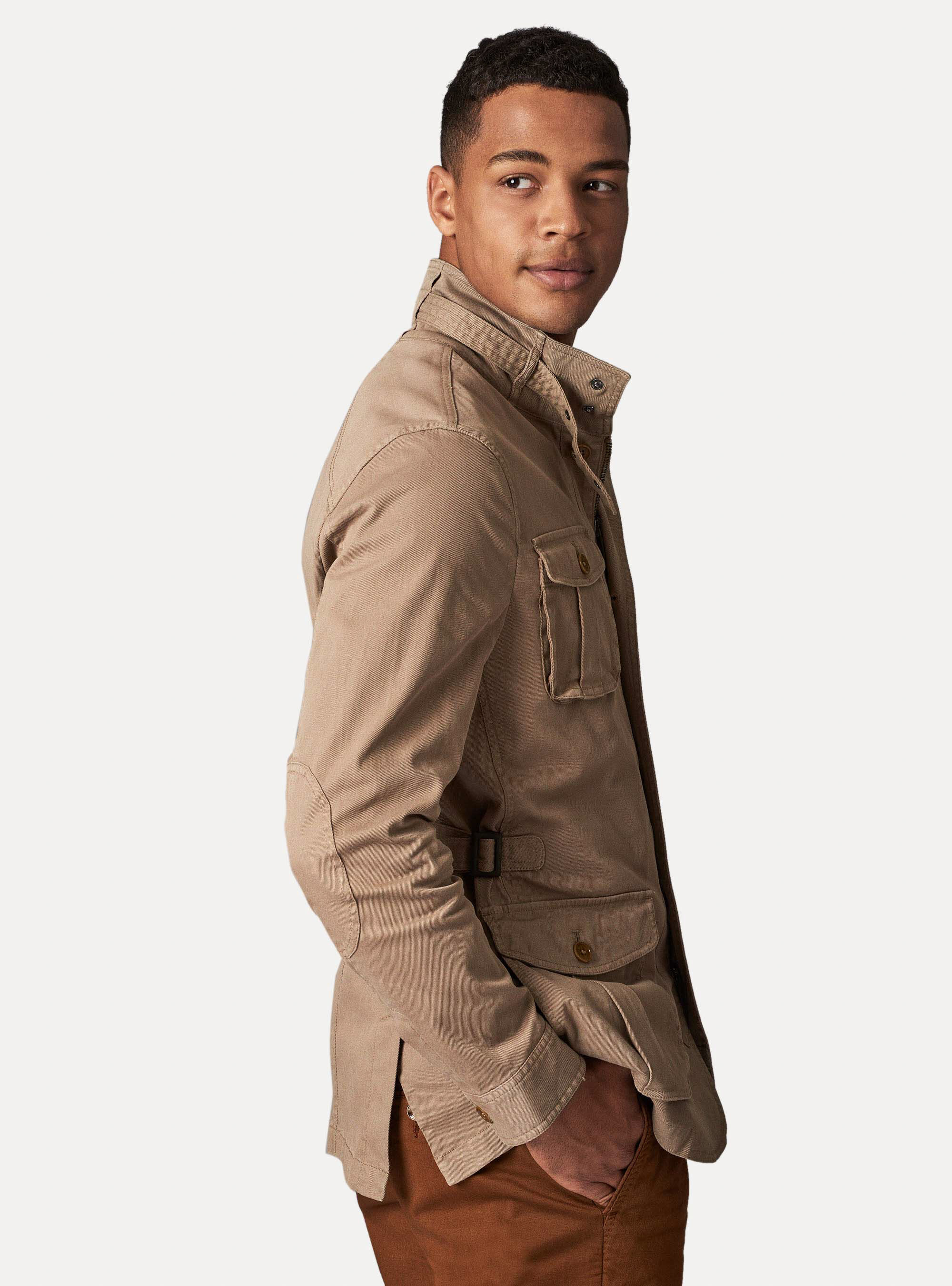 Twill cotton field jacket