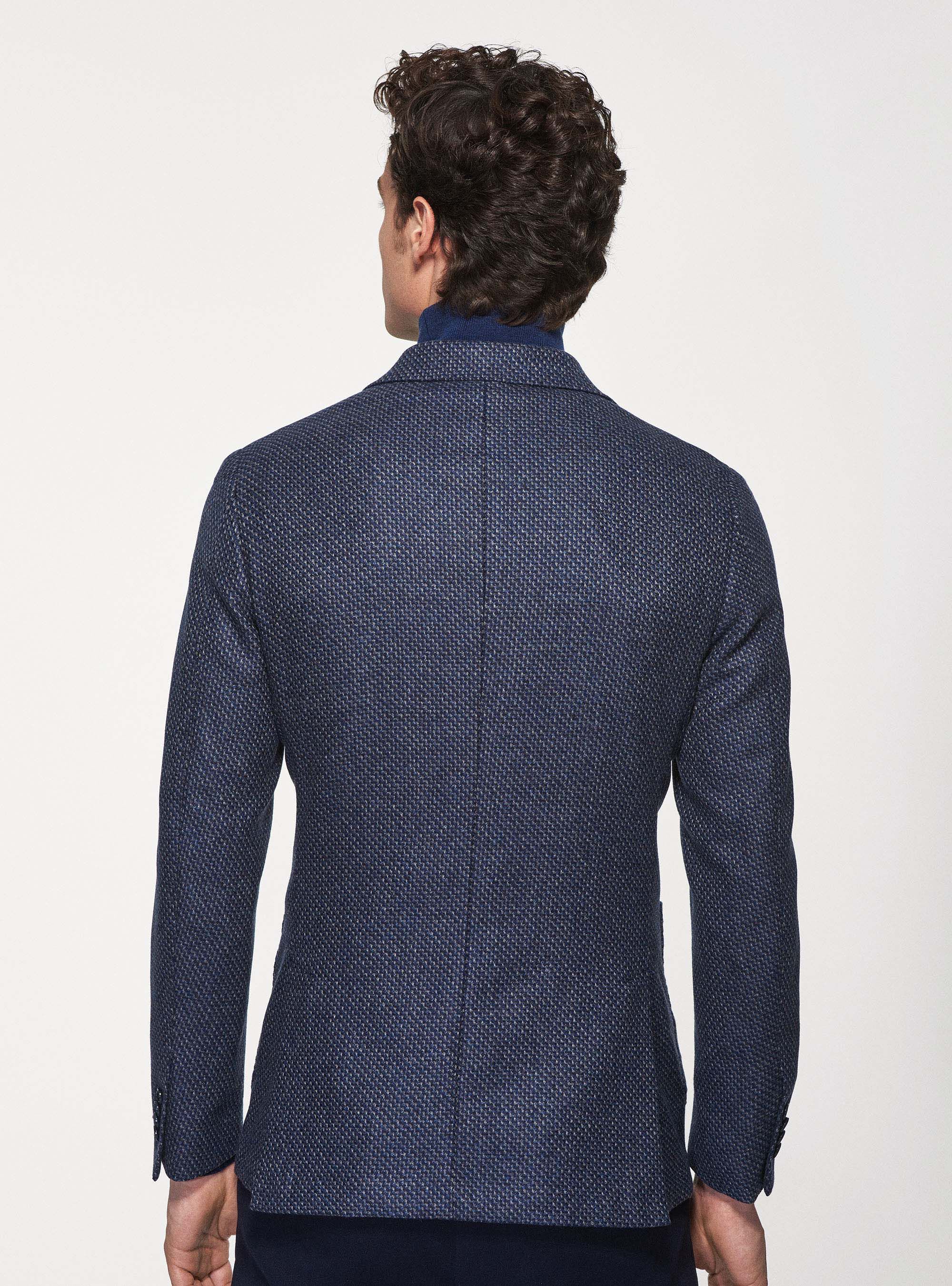 Giacca in lana cashmere, BLU