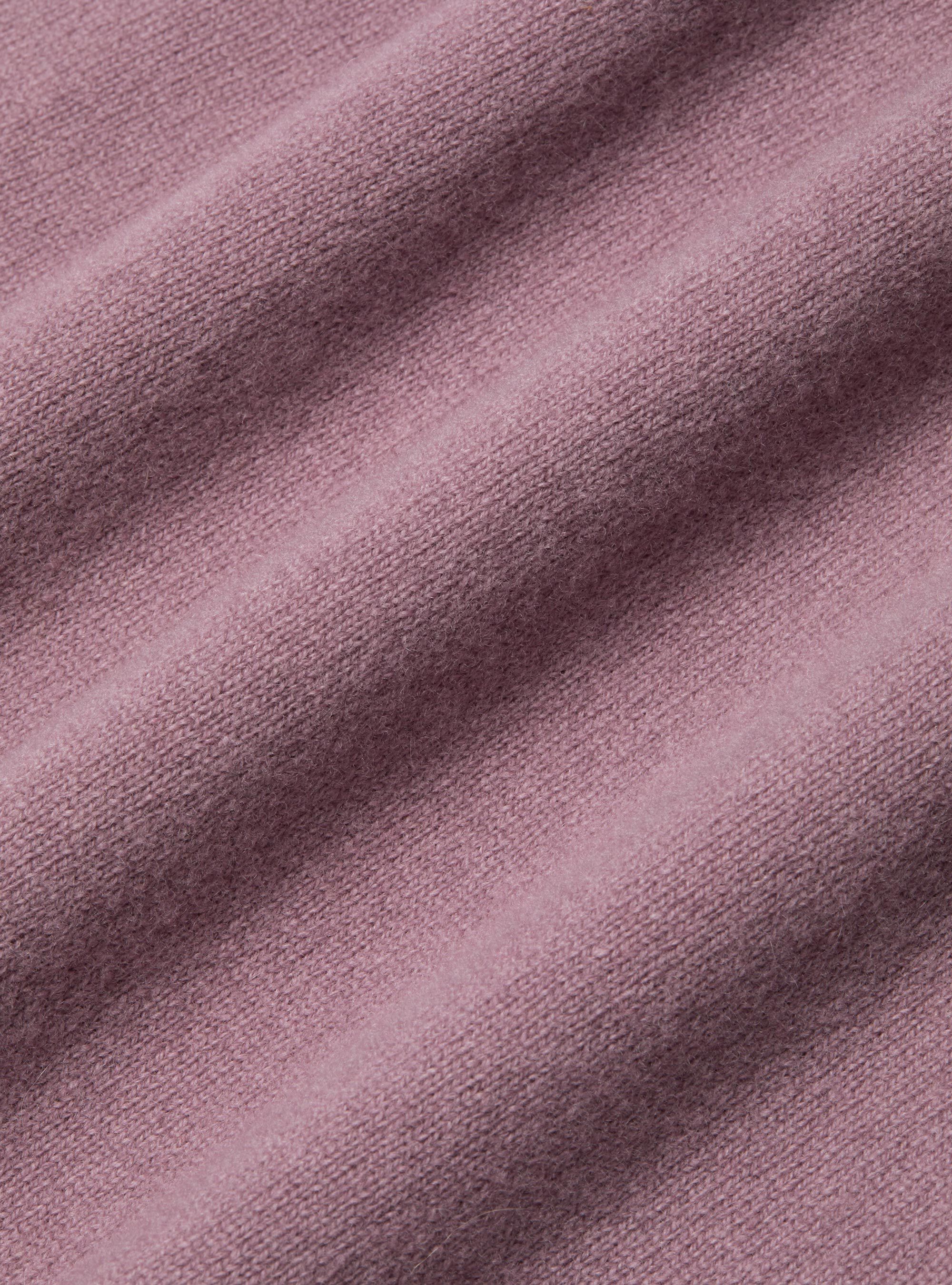 Maglia girocollo in lambswool e cashmere, LAVANDA 0465C