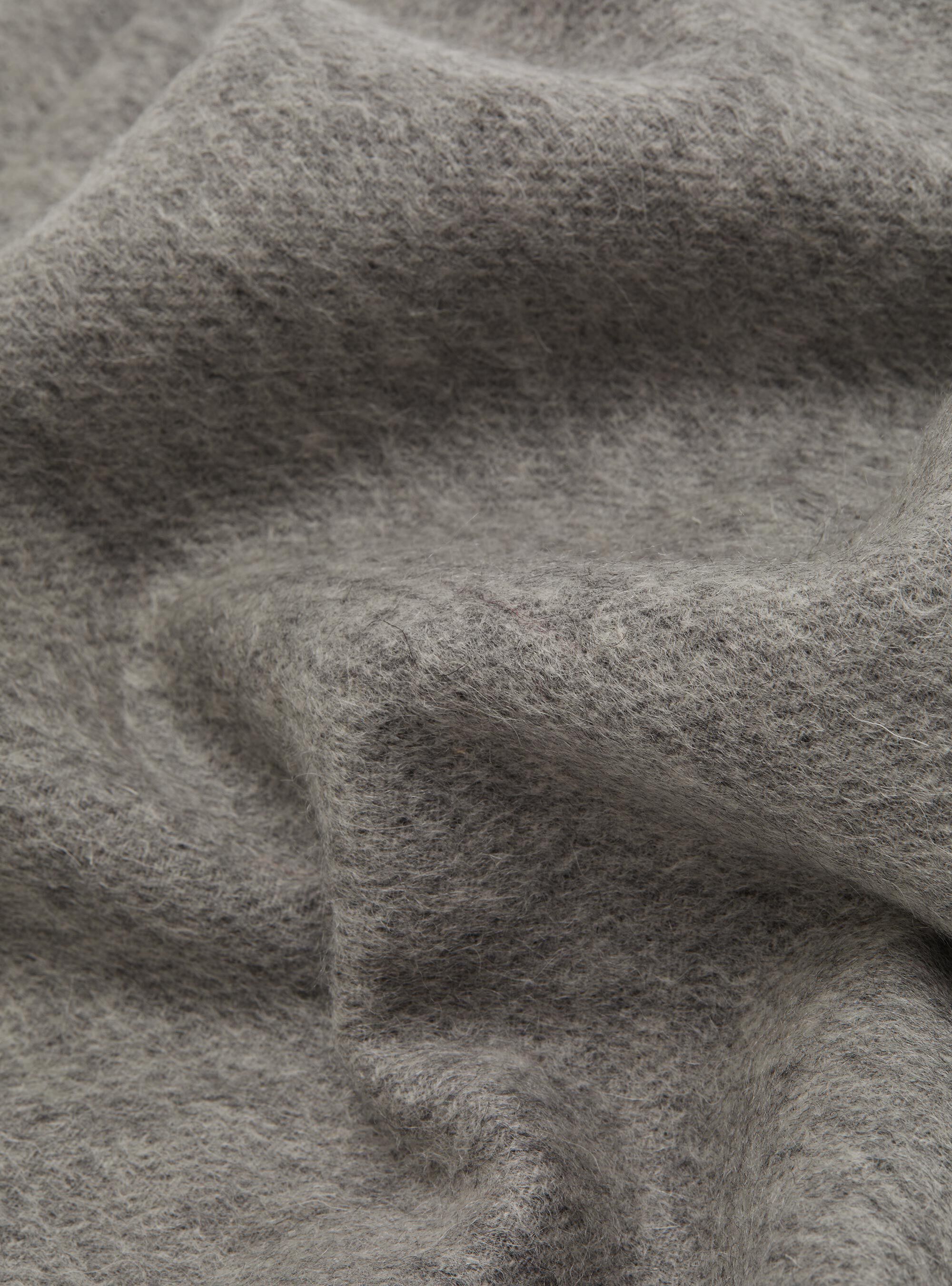 Double-face wool and cashmere scarf | Gutteridge | Men's
