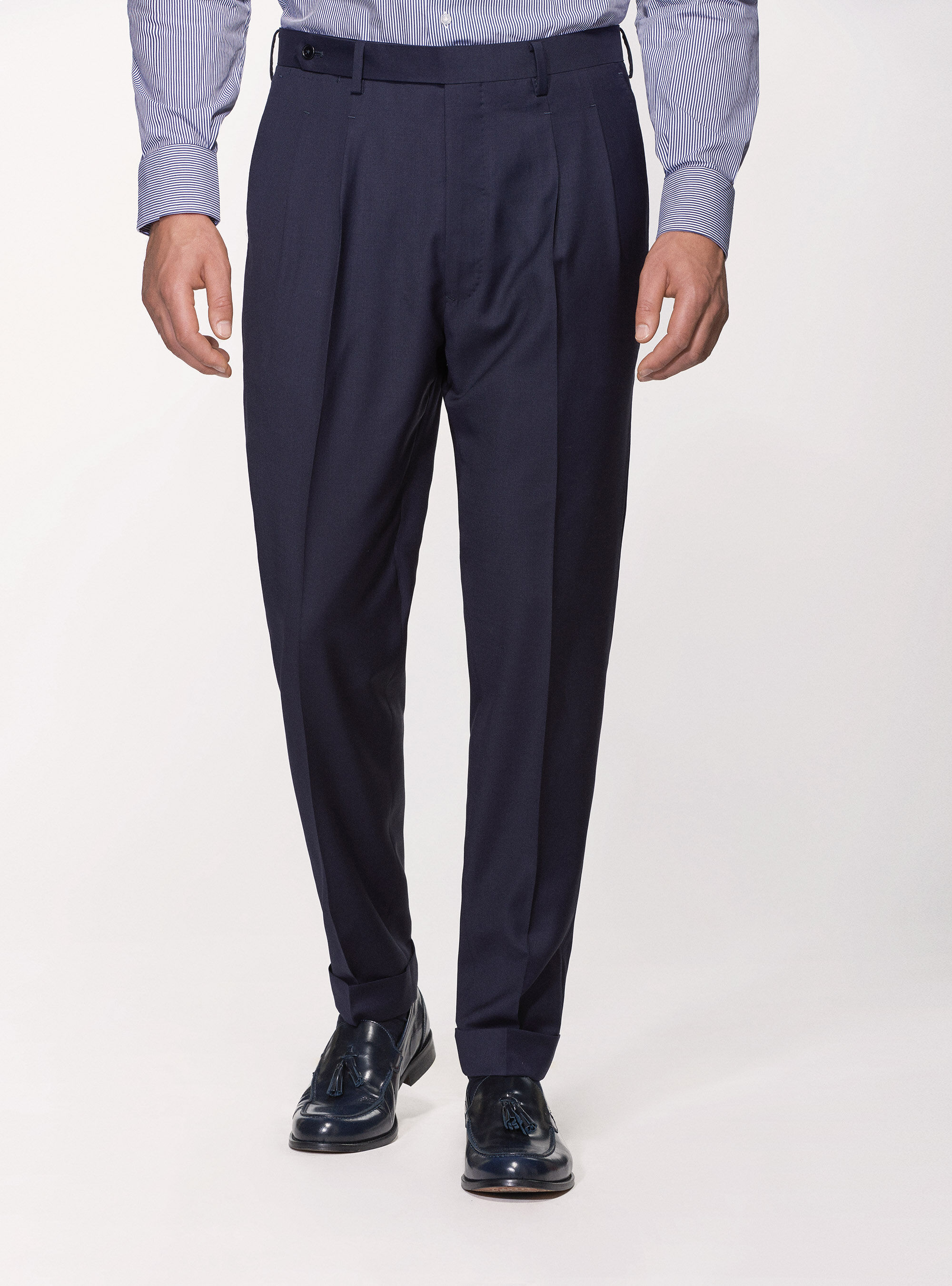 Mens wool sales dress pants pleated