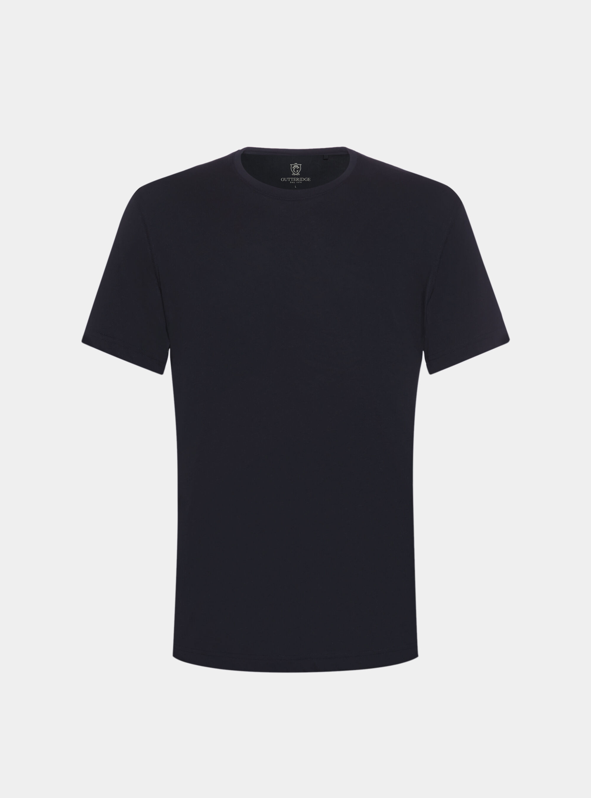 Half-sleeve T-shirt in Supima cotton, NAVY BLUE