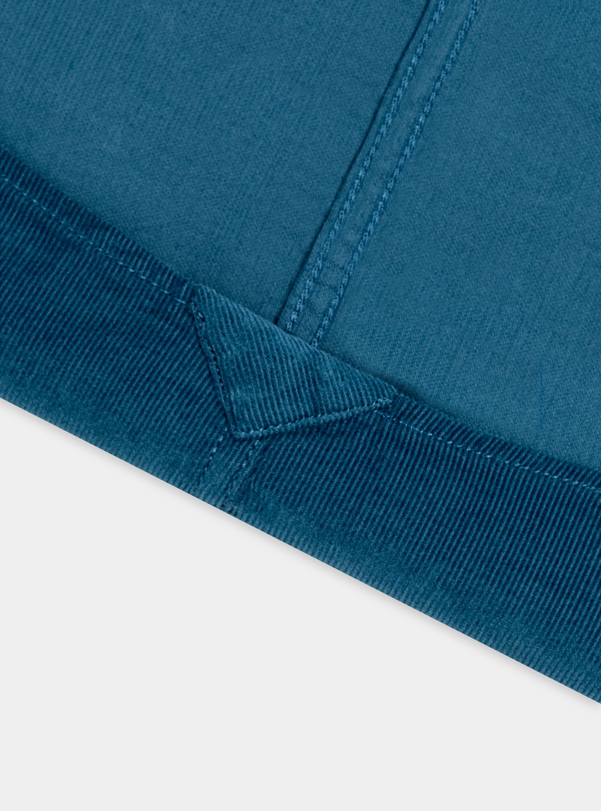 Velvet button down collar shirt, PETROL