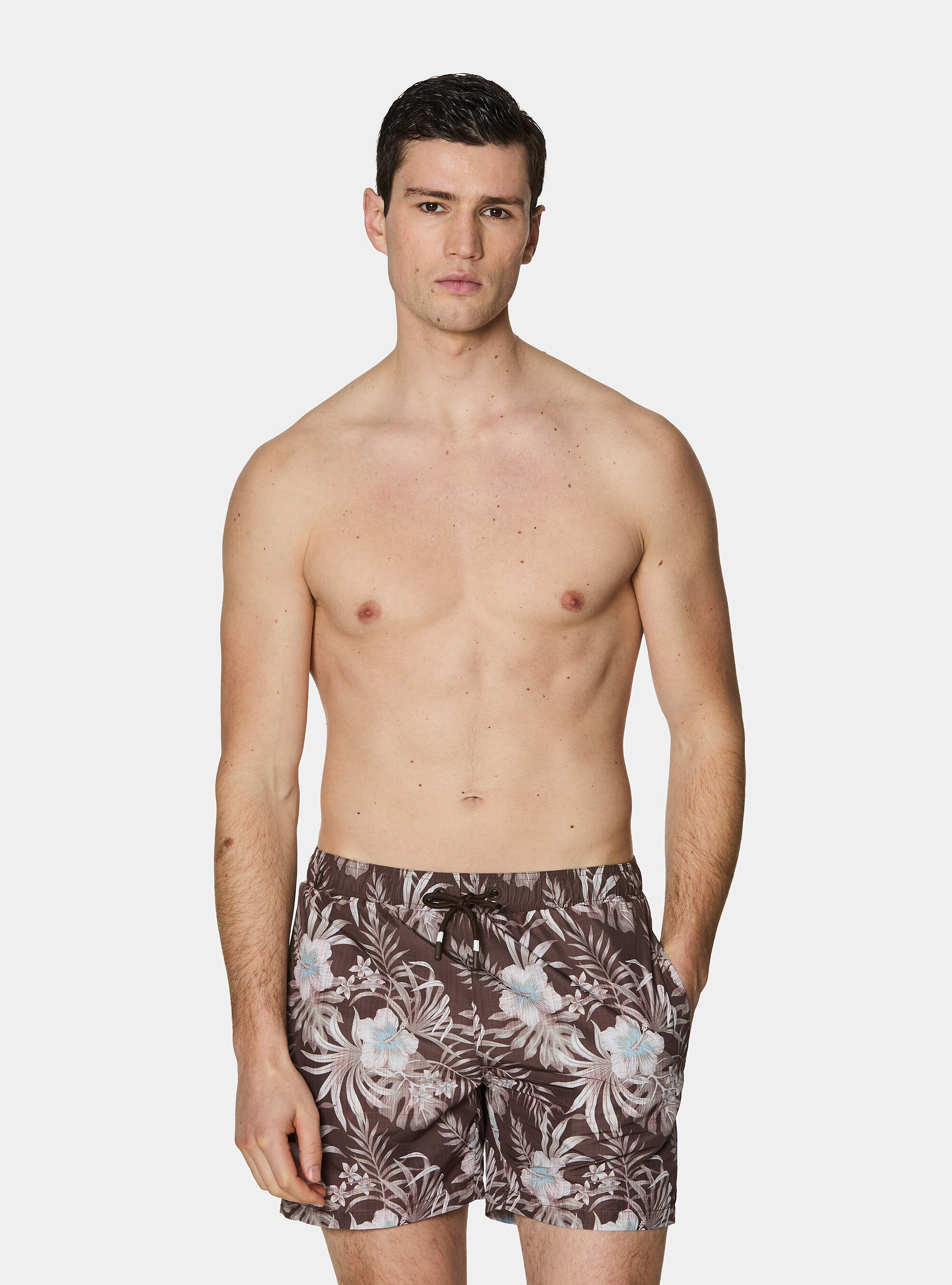 Costume da bagno stampato con fiori