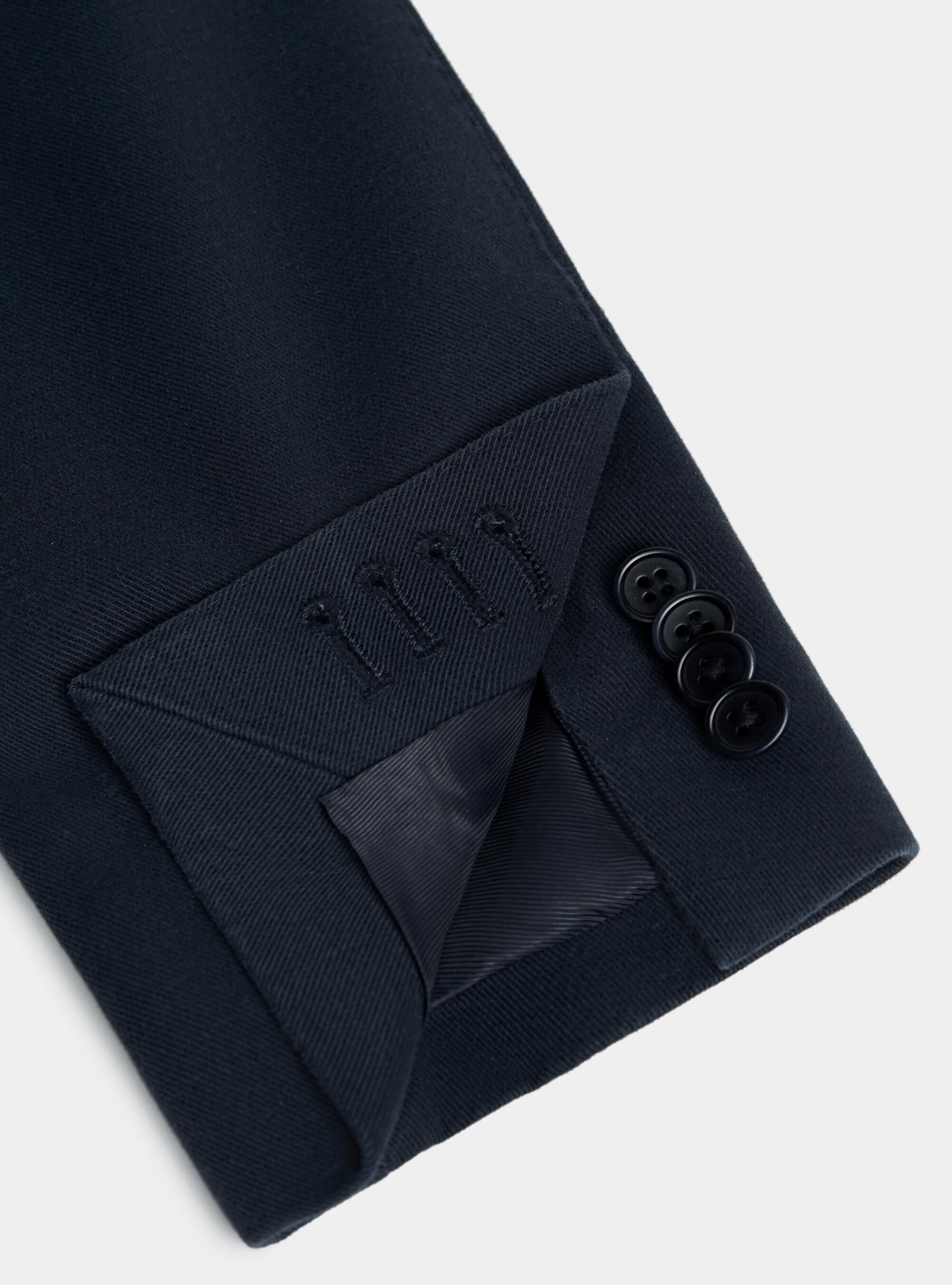 Giacca in cotone cashmere, BLU NAVY