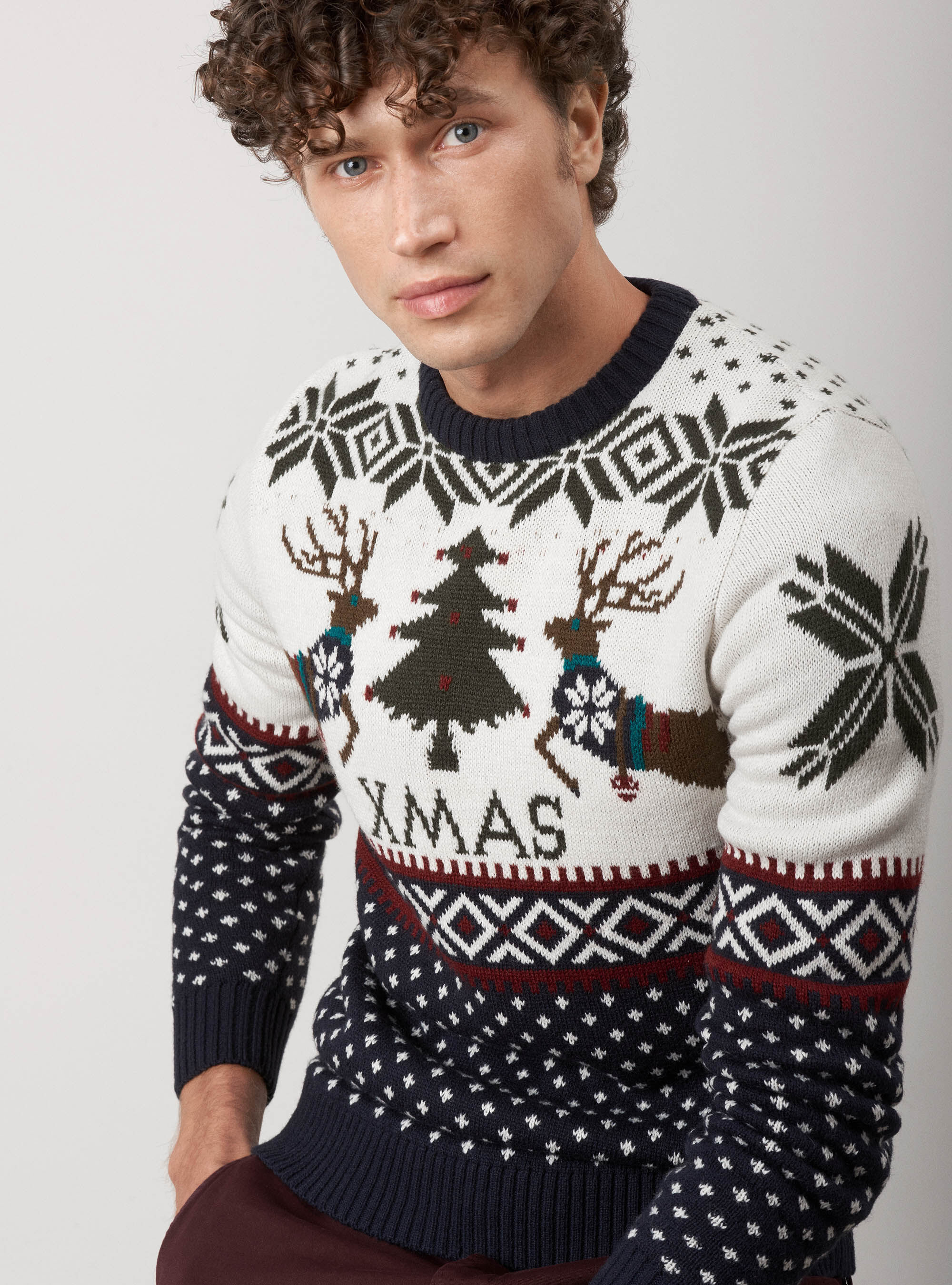 pulli mit weihnachtsmotiv