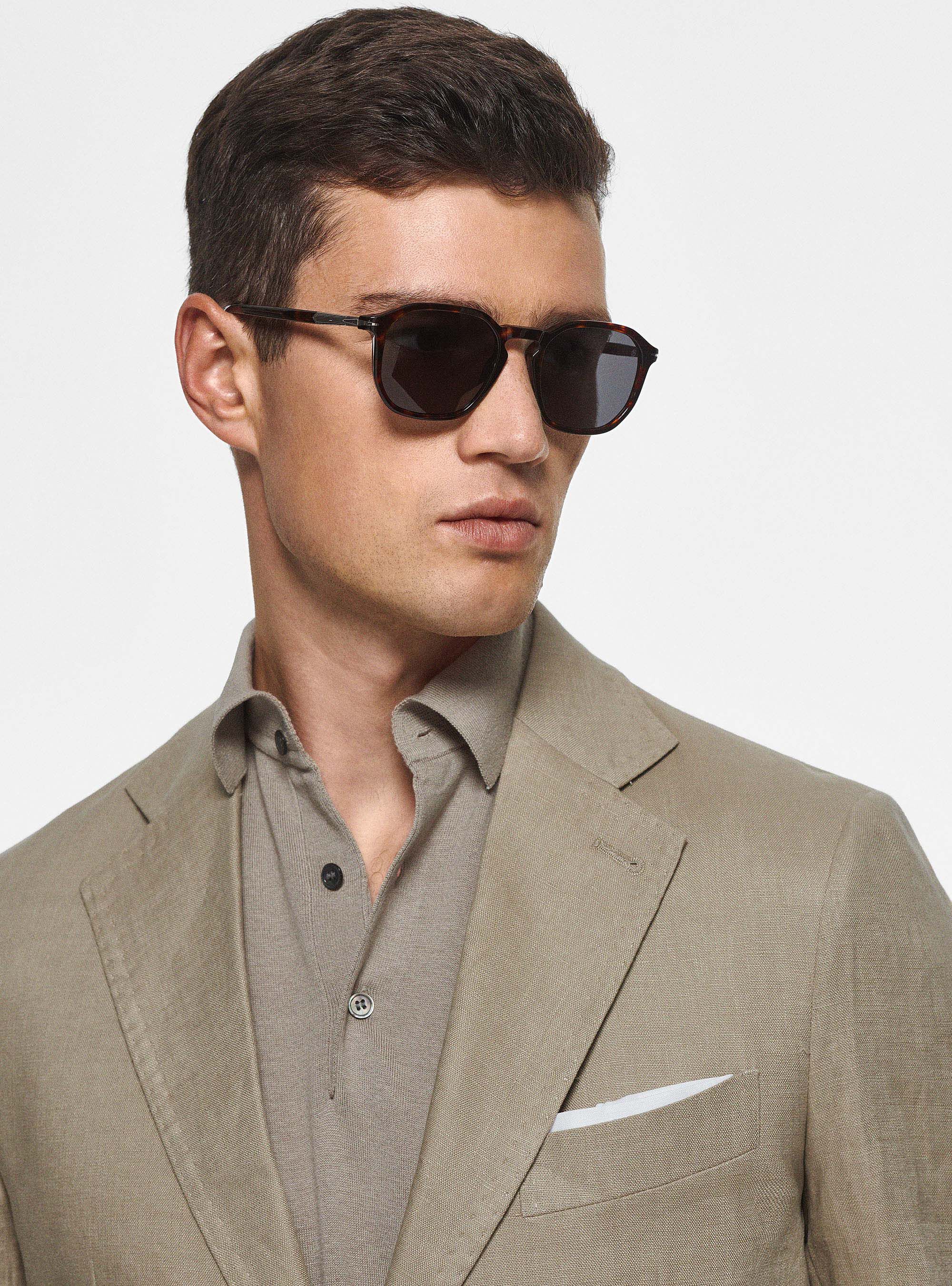 Pure linen blazer, MUD