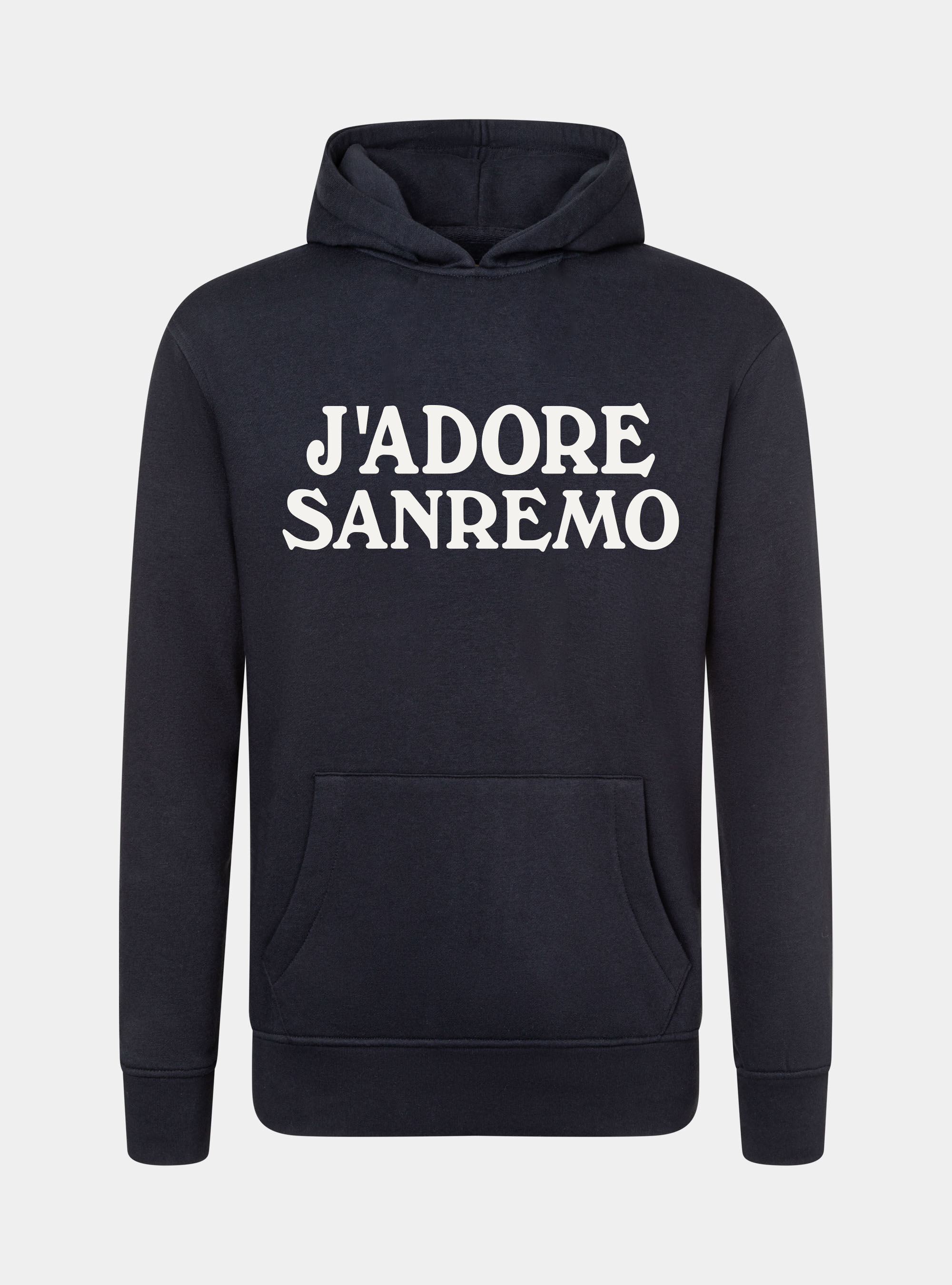 Felpa con cappuccio  jadore sanremo, NAVY BLUE