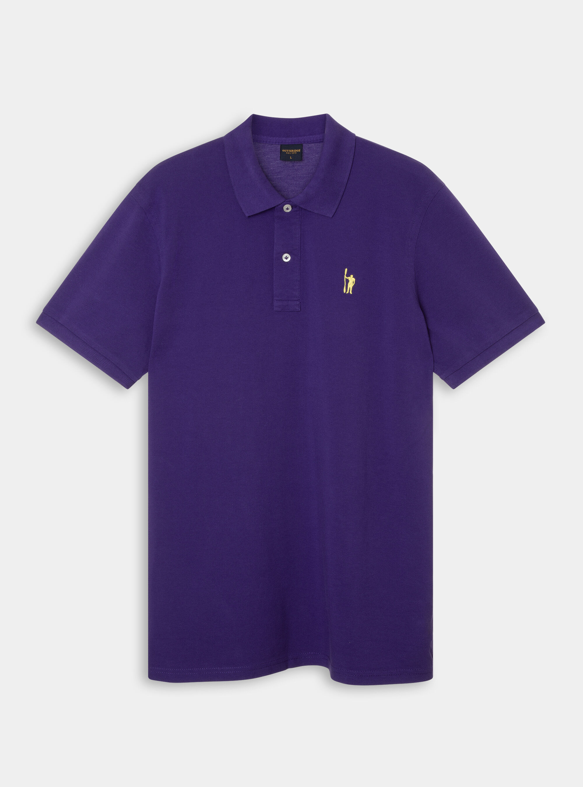 V12　 5 STAR POLO Classic cotton pique polo with embroidery | Gutteridge