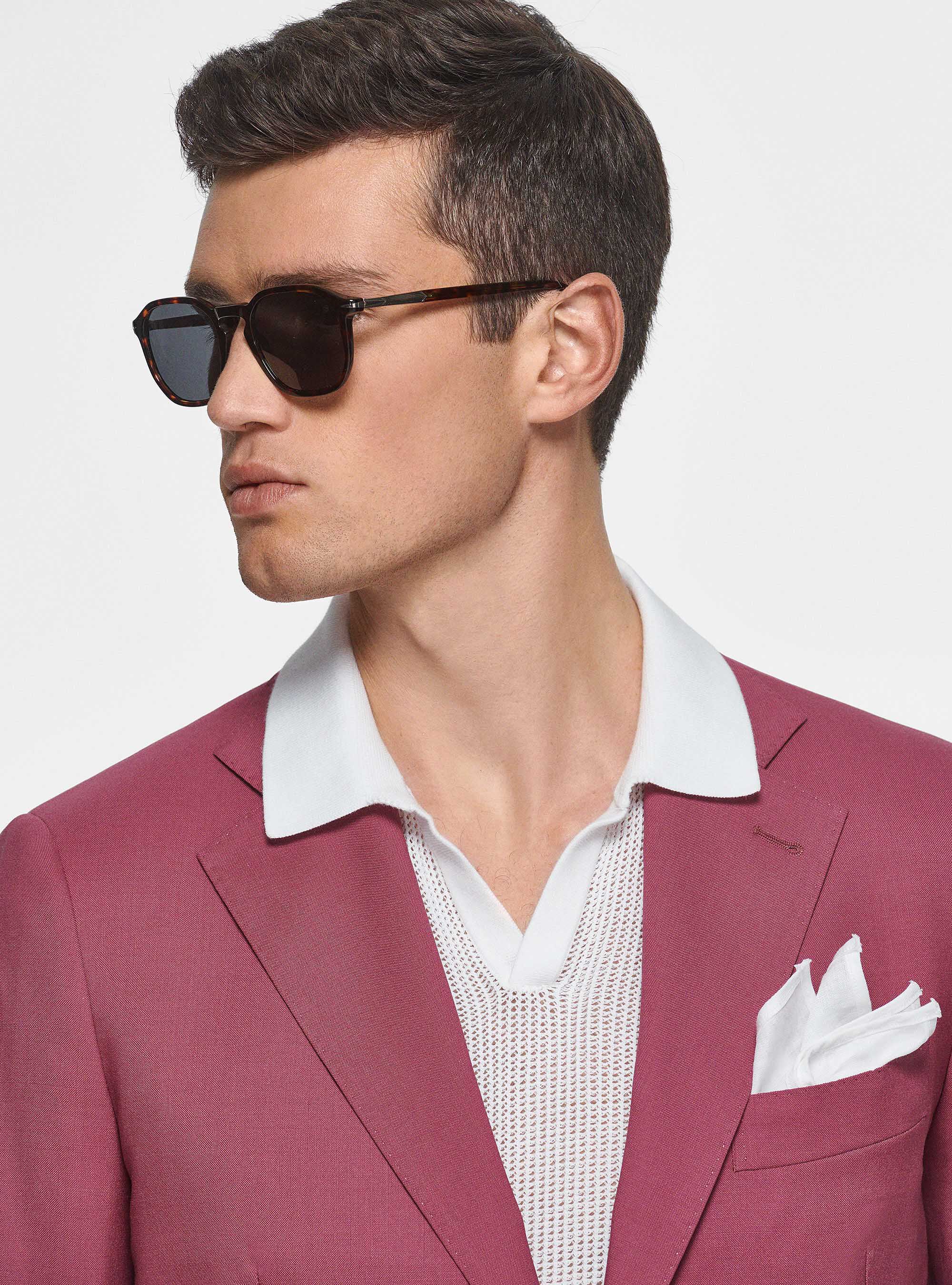 Vitale Barberis Canonico pure wool blazer, ONION