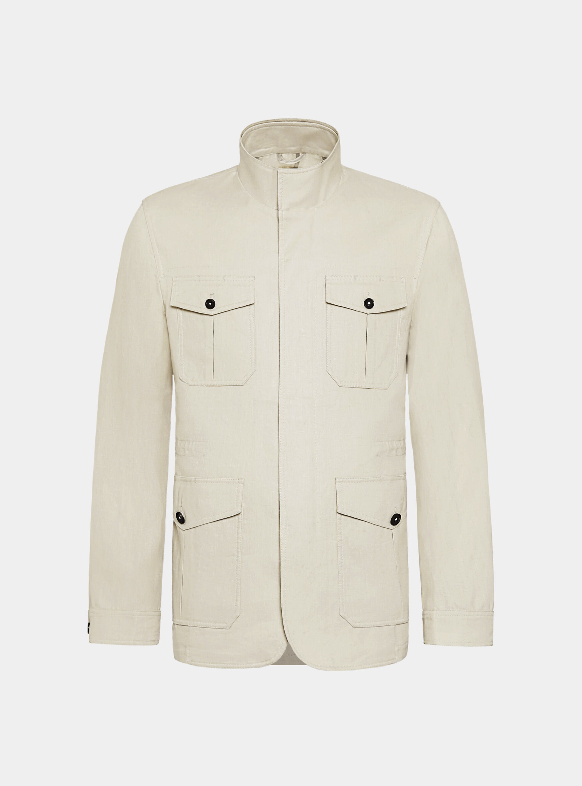 Field jacket in pure linen | Gutteridge | Men's Special Prices