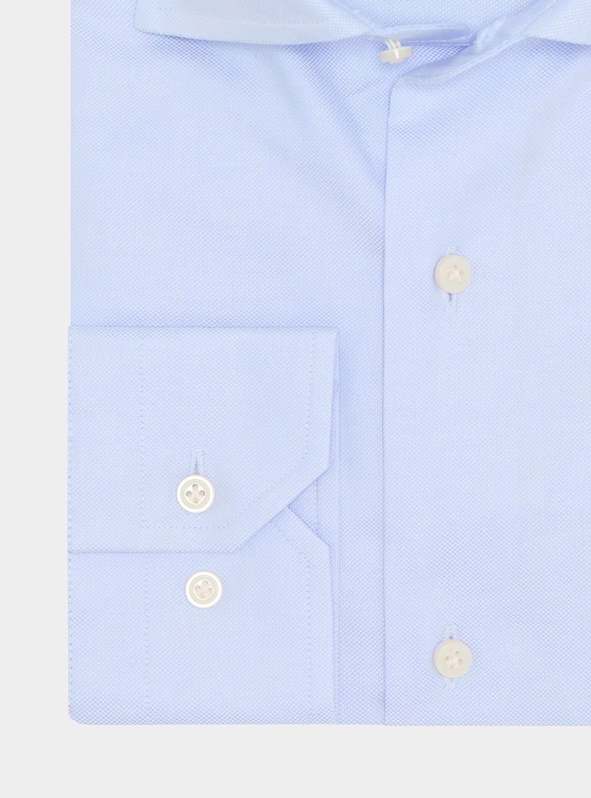 Camicia in cotone oxford, AZZURRO 0290C