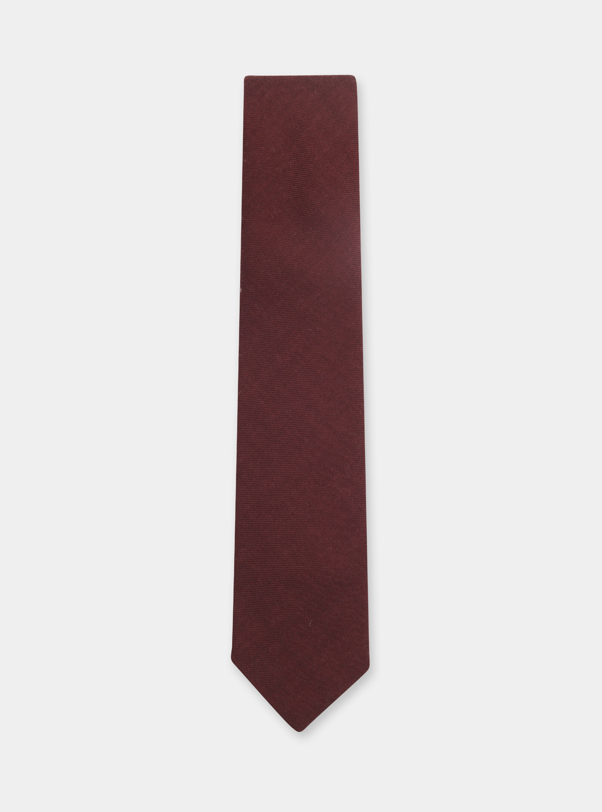 Wool tie, BORDEAUX
